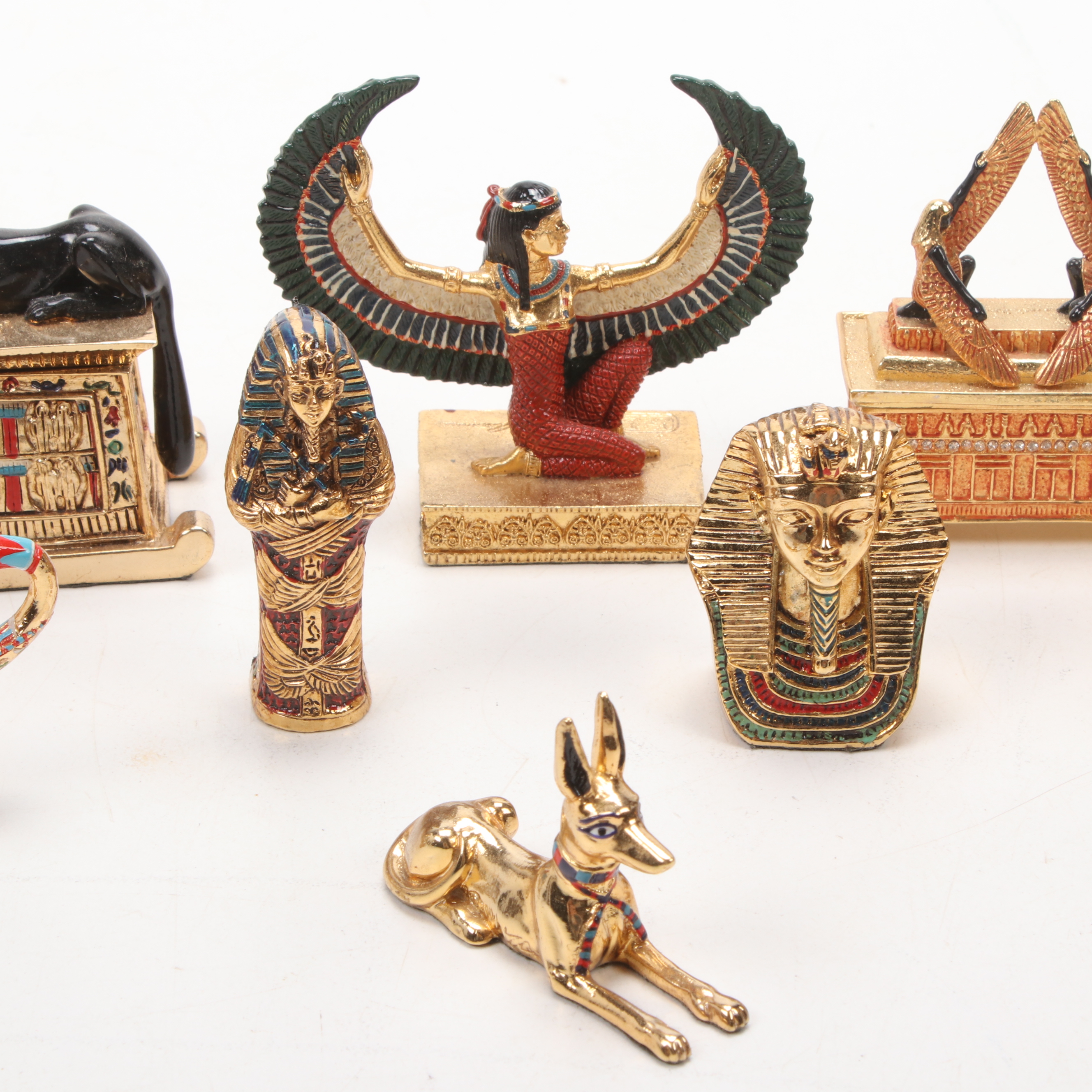 Egyptian Style Figurines and Decor Collection