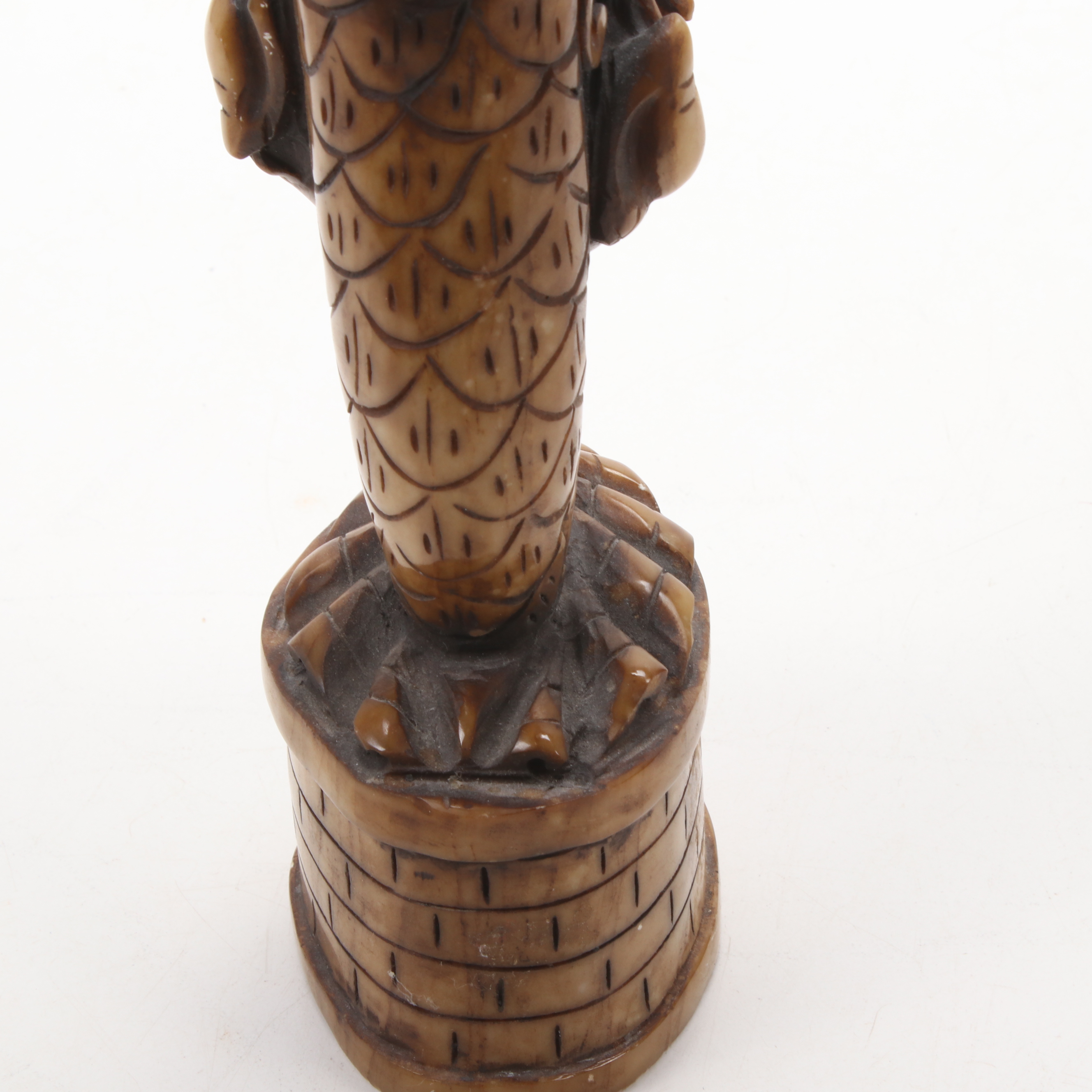 Chinese Carved Stone Qirin Figure