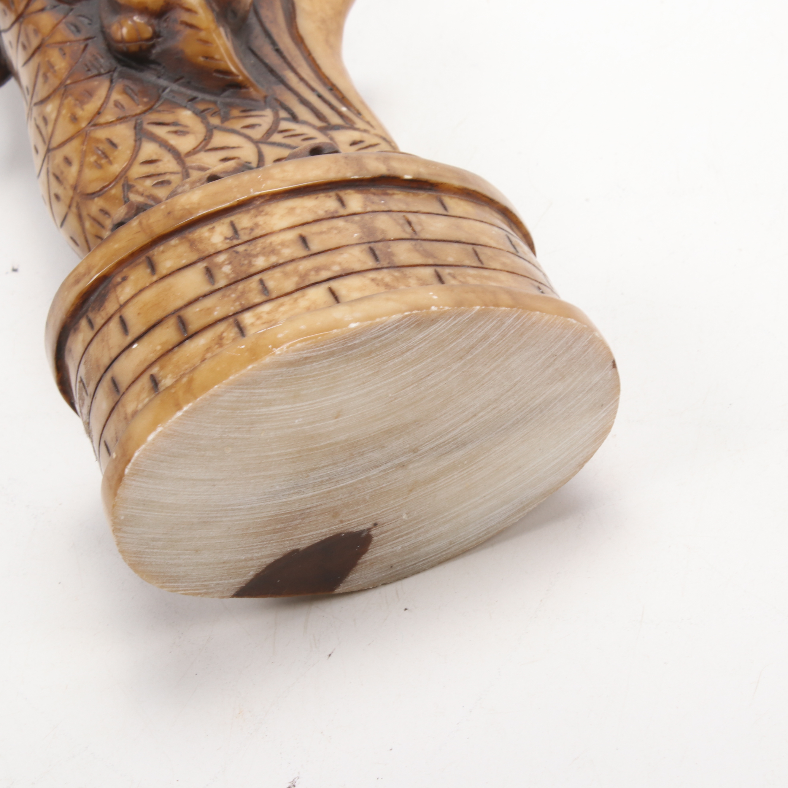 Chinese Carved Stone Qirin Figure