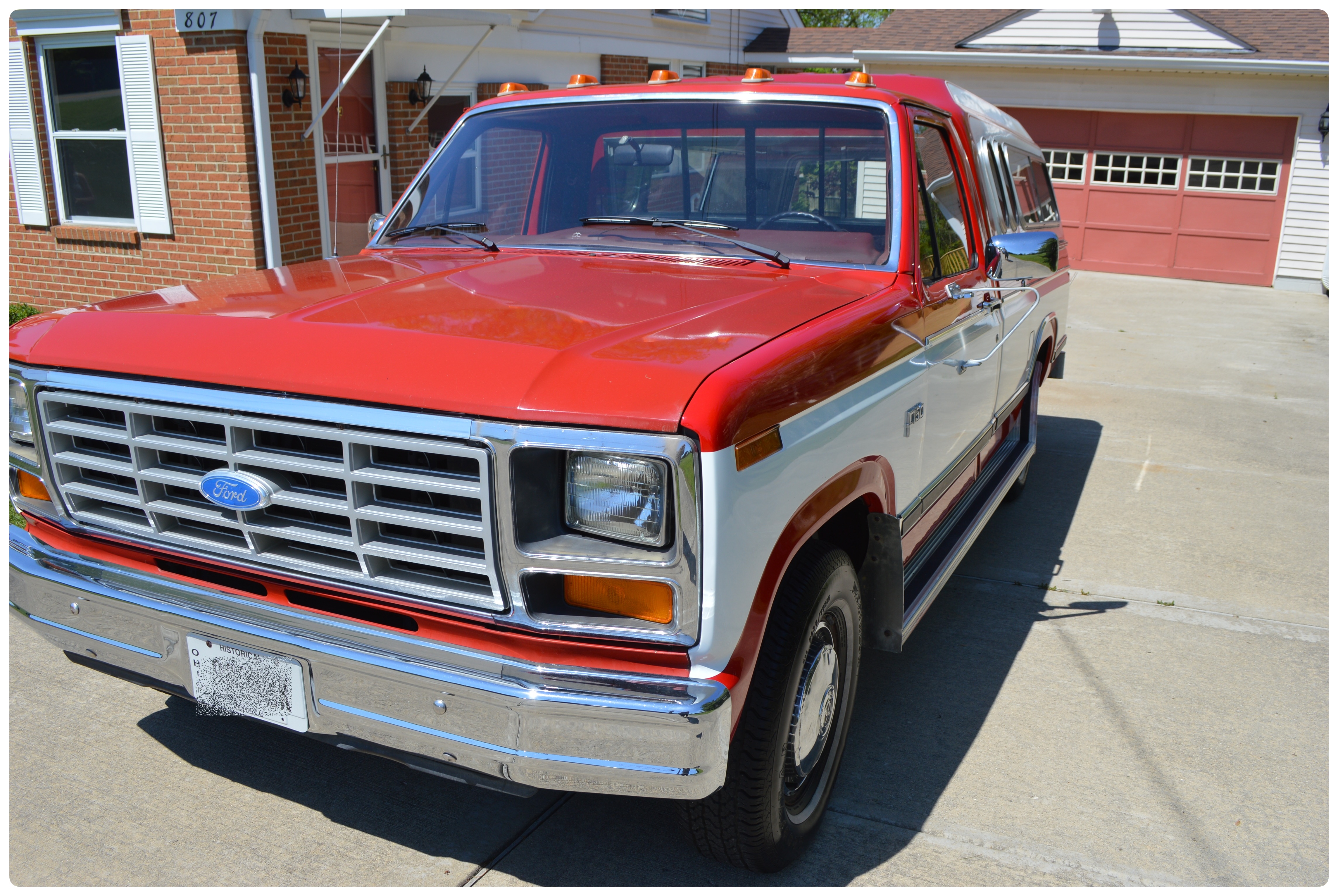 1984 Ford F-150 Two-Tone Truck with Cap