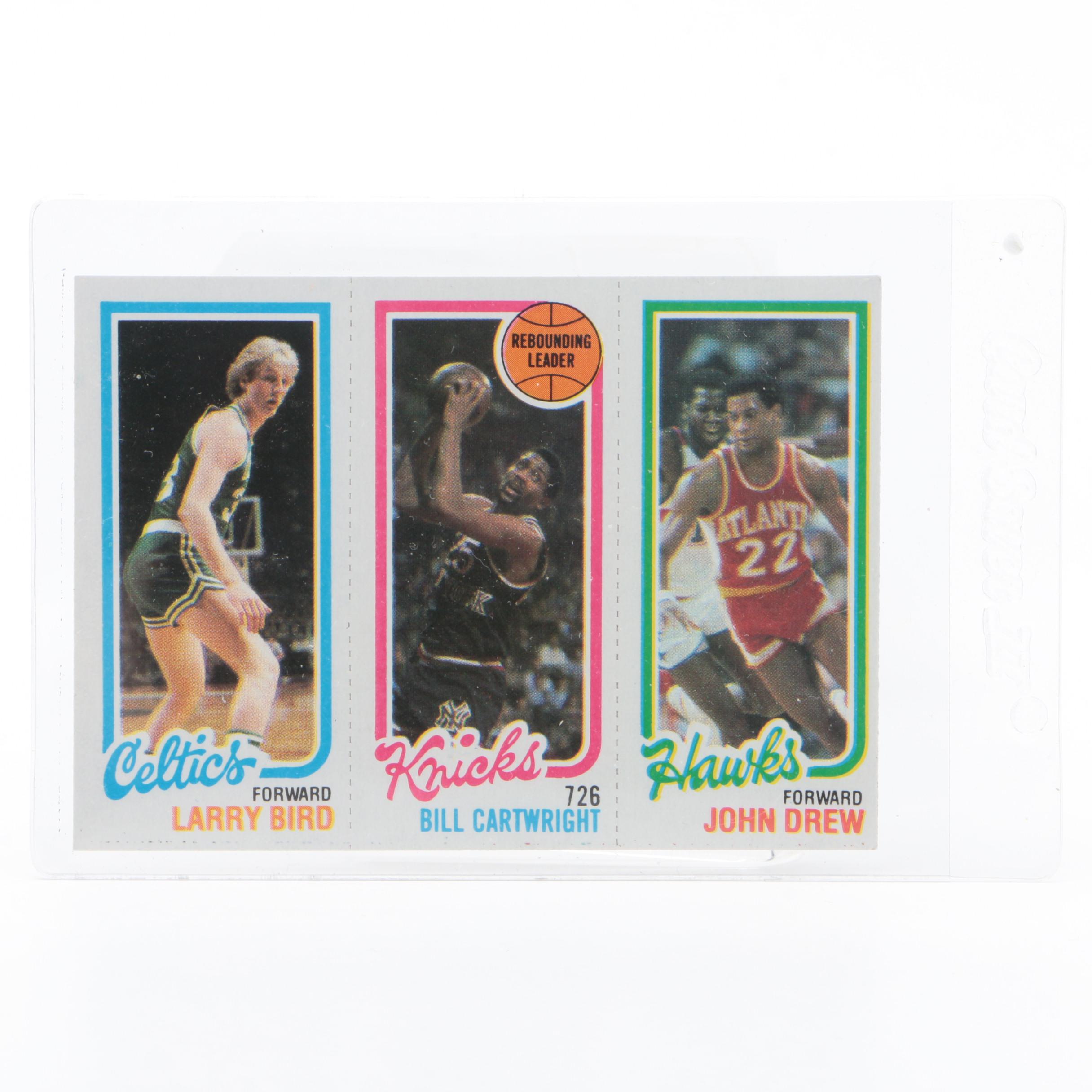 1980 Larry Bird Topps Rookie Card, Perforated Version