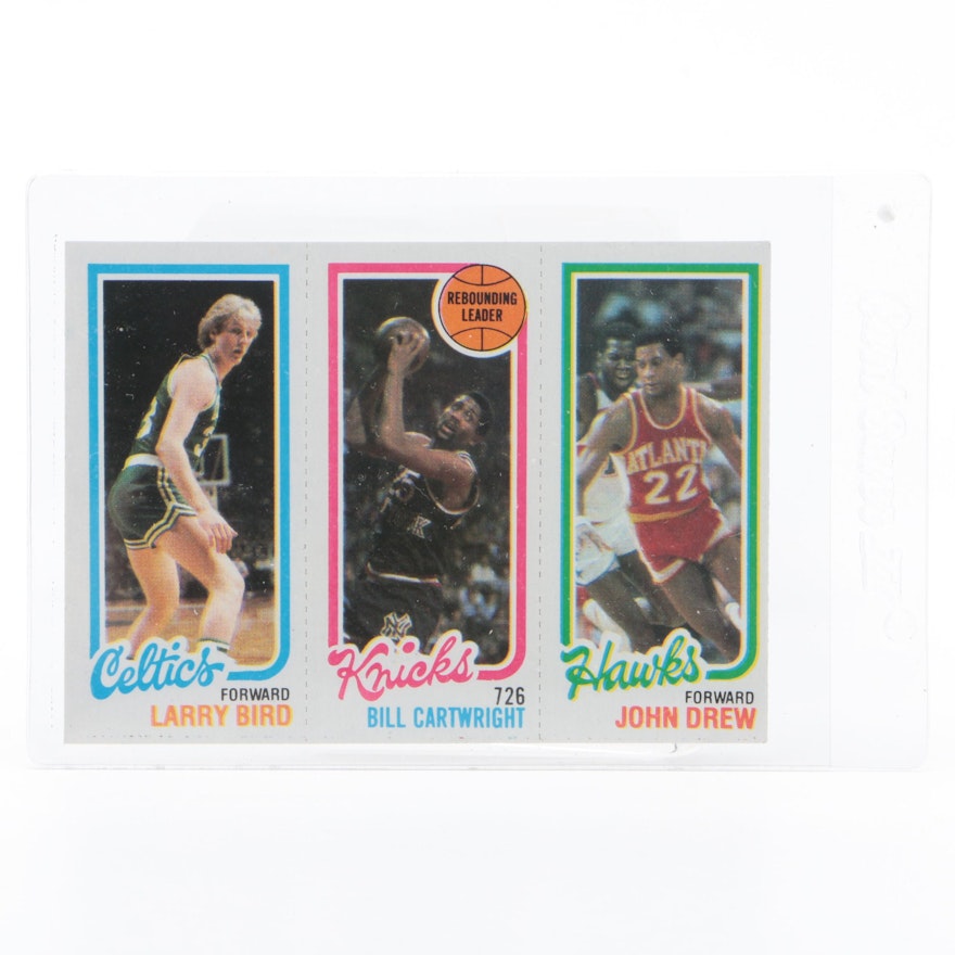 1980 Larry Bird Topps Rookie Card, Perforated Version