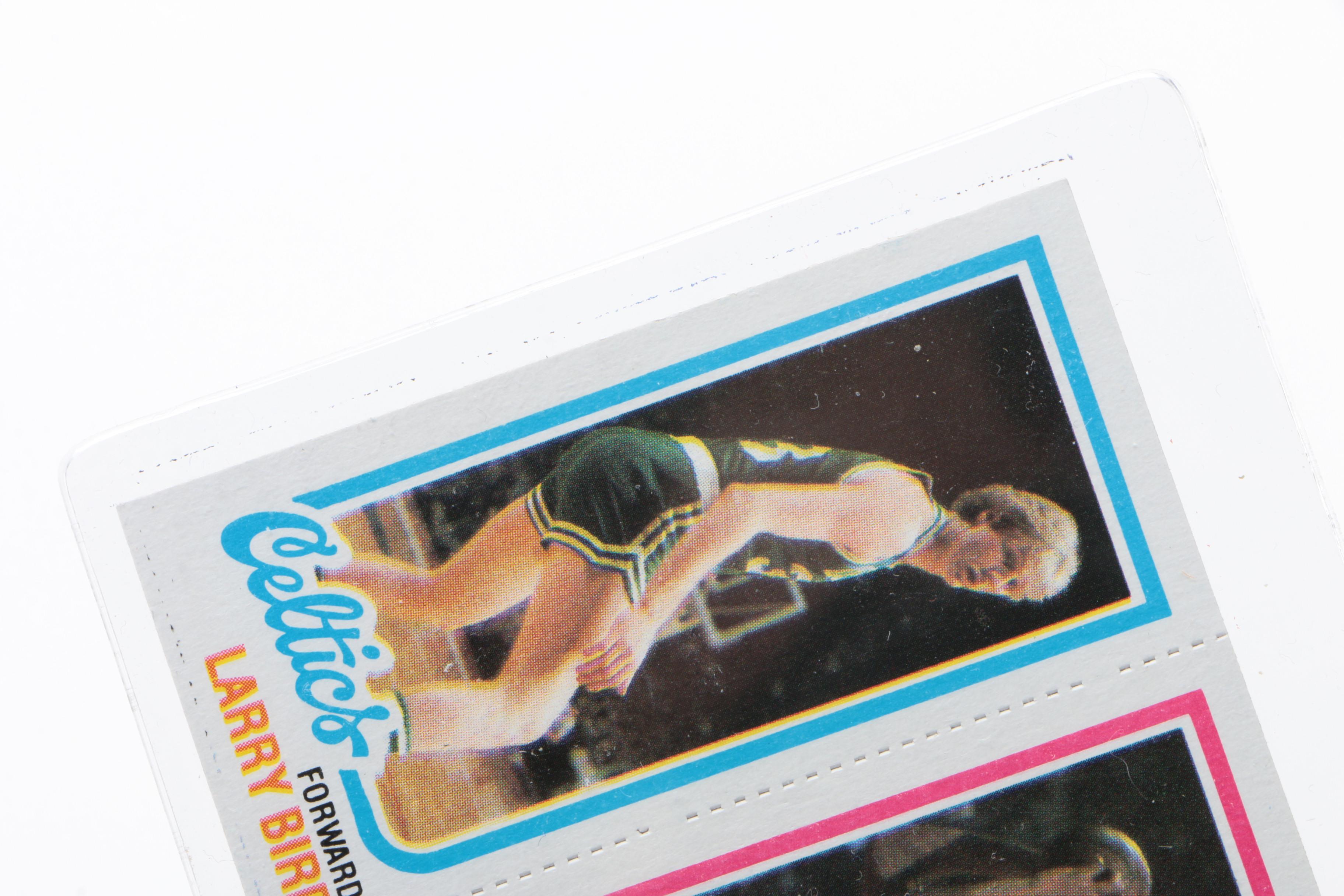 1980 Larry Bird Topps Rookie Card, Perforated Version