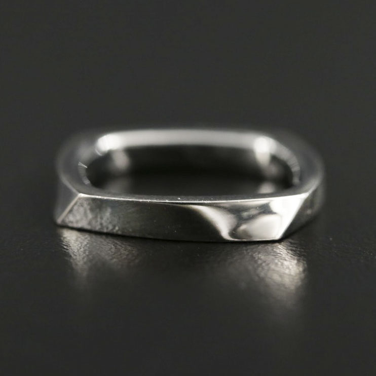 Frank Gehry for Tiffany & Co. 18K White Gold "Torque" Ring