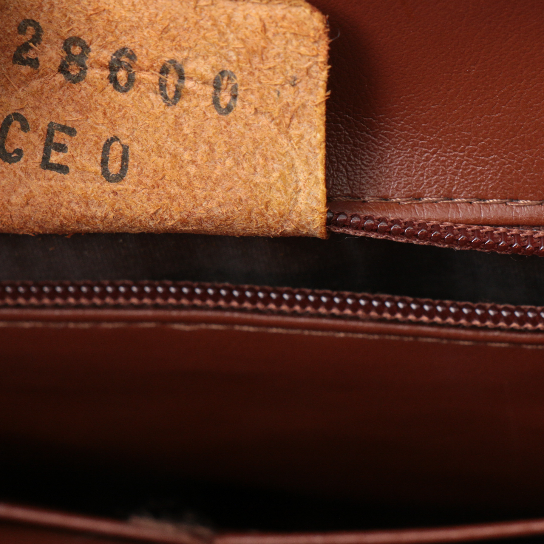 Longchamp Au Sultan Domed Two-Way Bag in Cognac Pebbled Leather