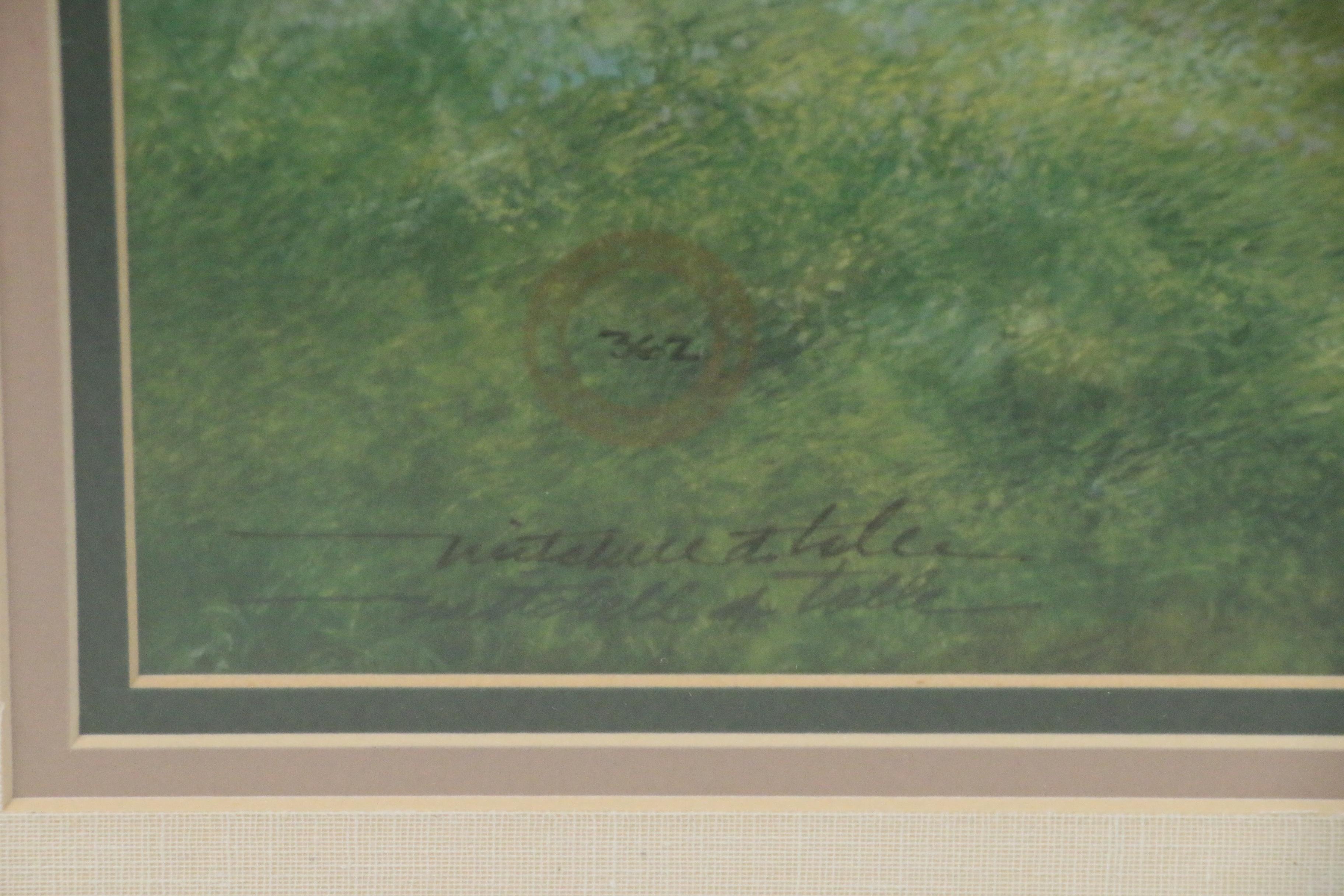 Mitchell Tolle Offset Lithograph "Cades Cove"