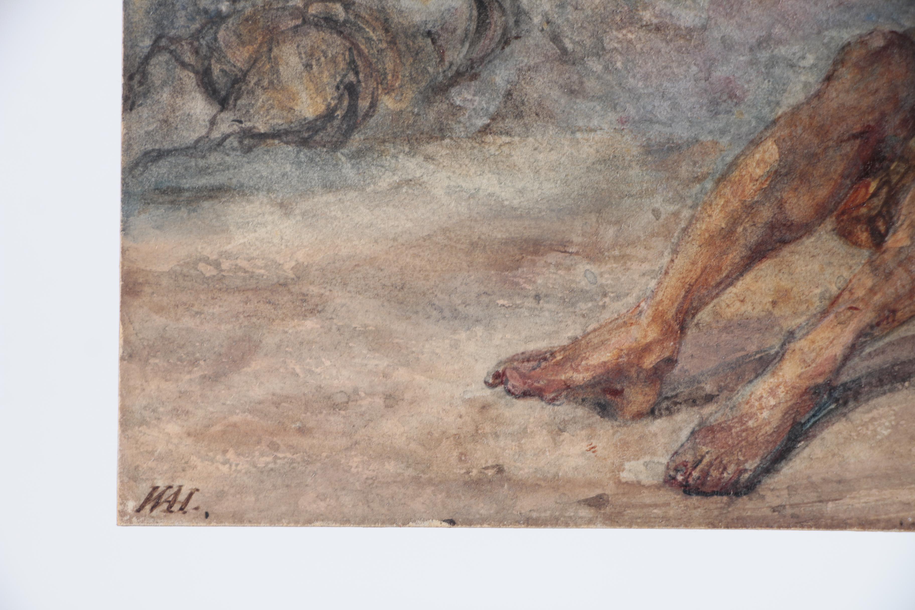 Watercolor Painting of General Jean-Baptiste Kléber