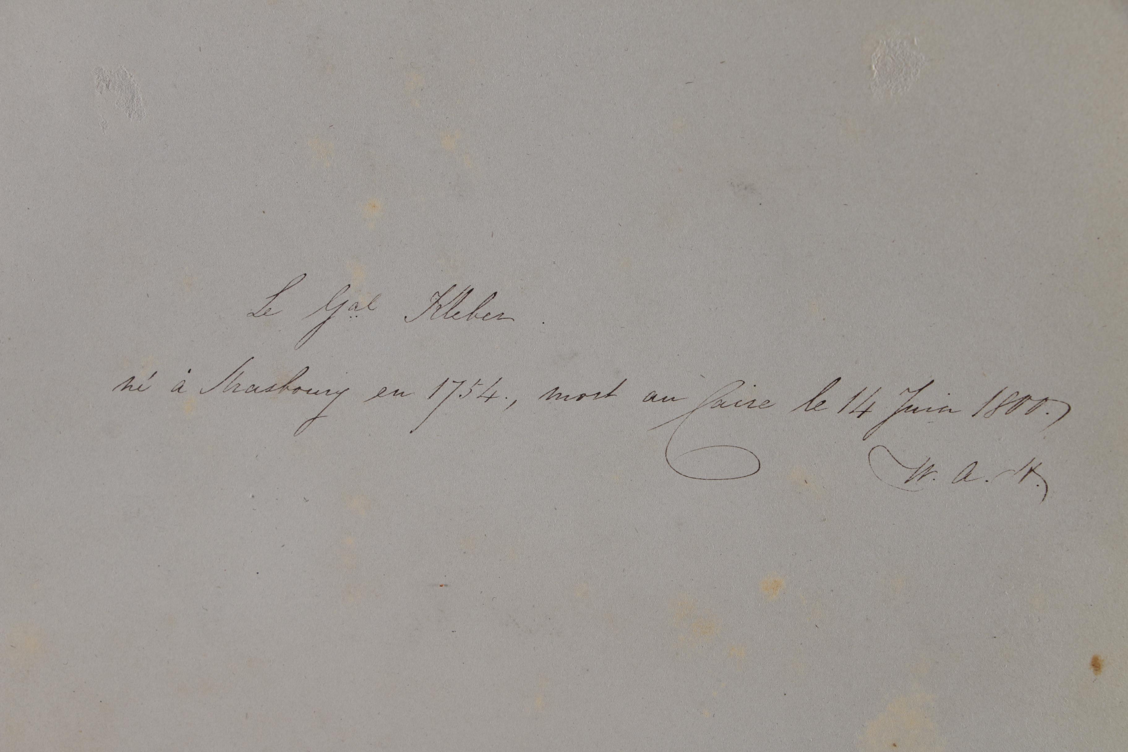 Watercolor Painting of General Jean-Baptiste Kléber