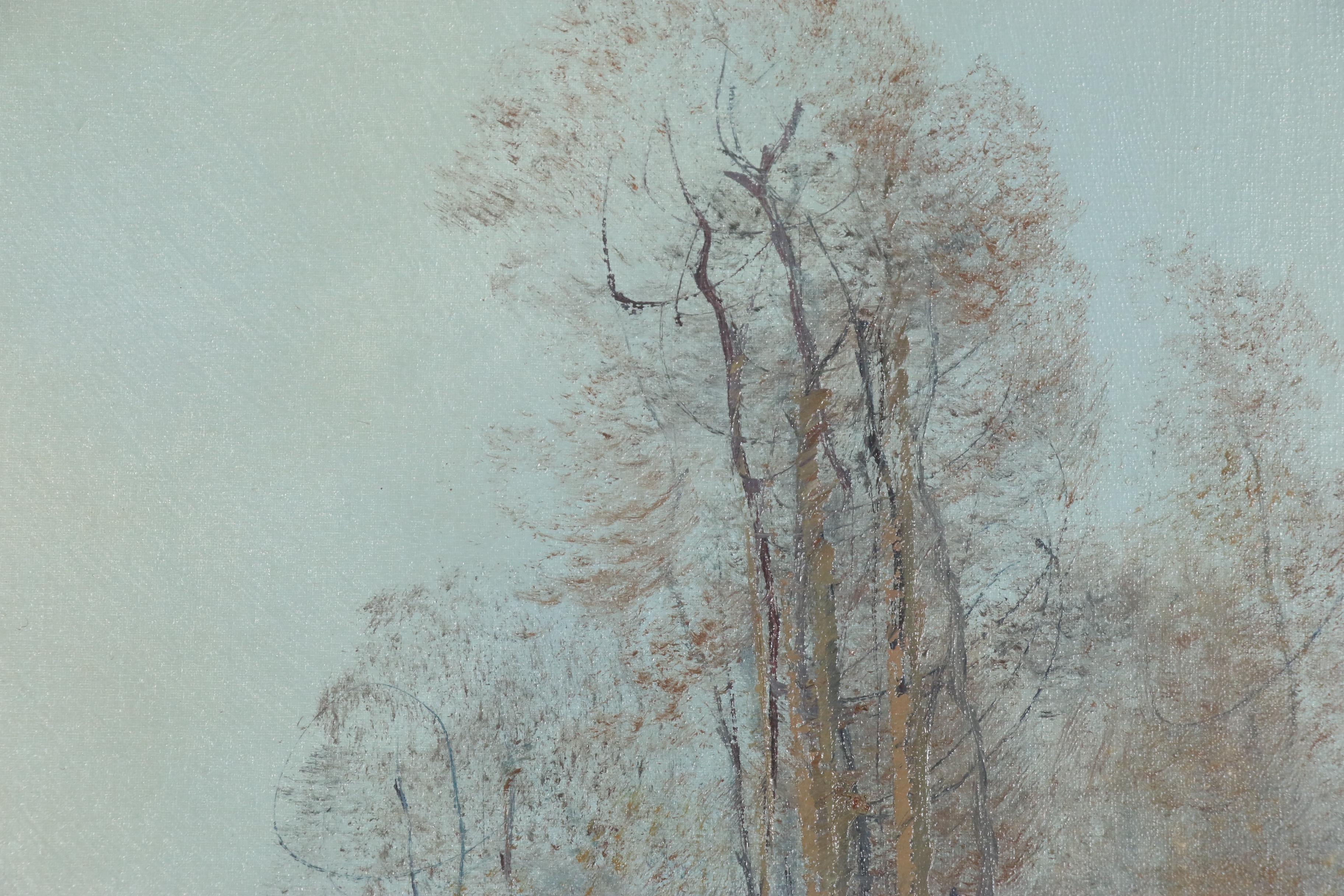 Kort Oil Painting "Blue Landscape"