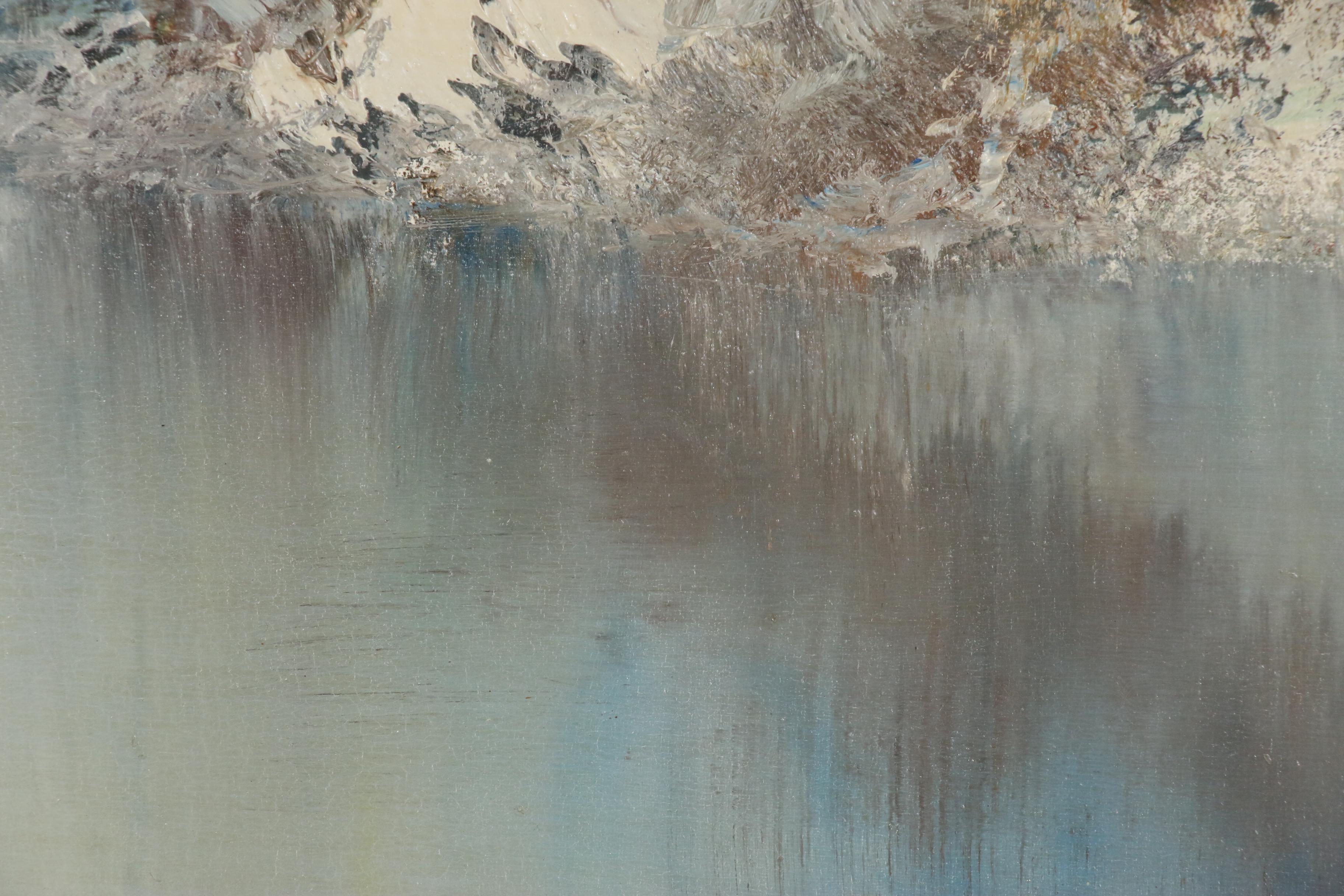 Kort Oil Painting "Blue Landscape"