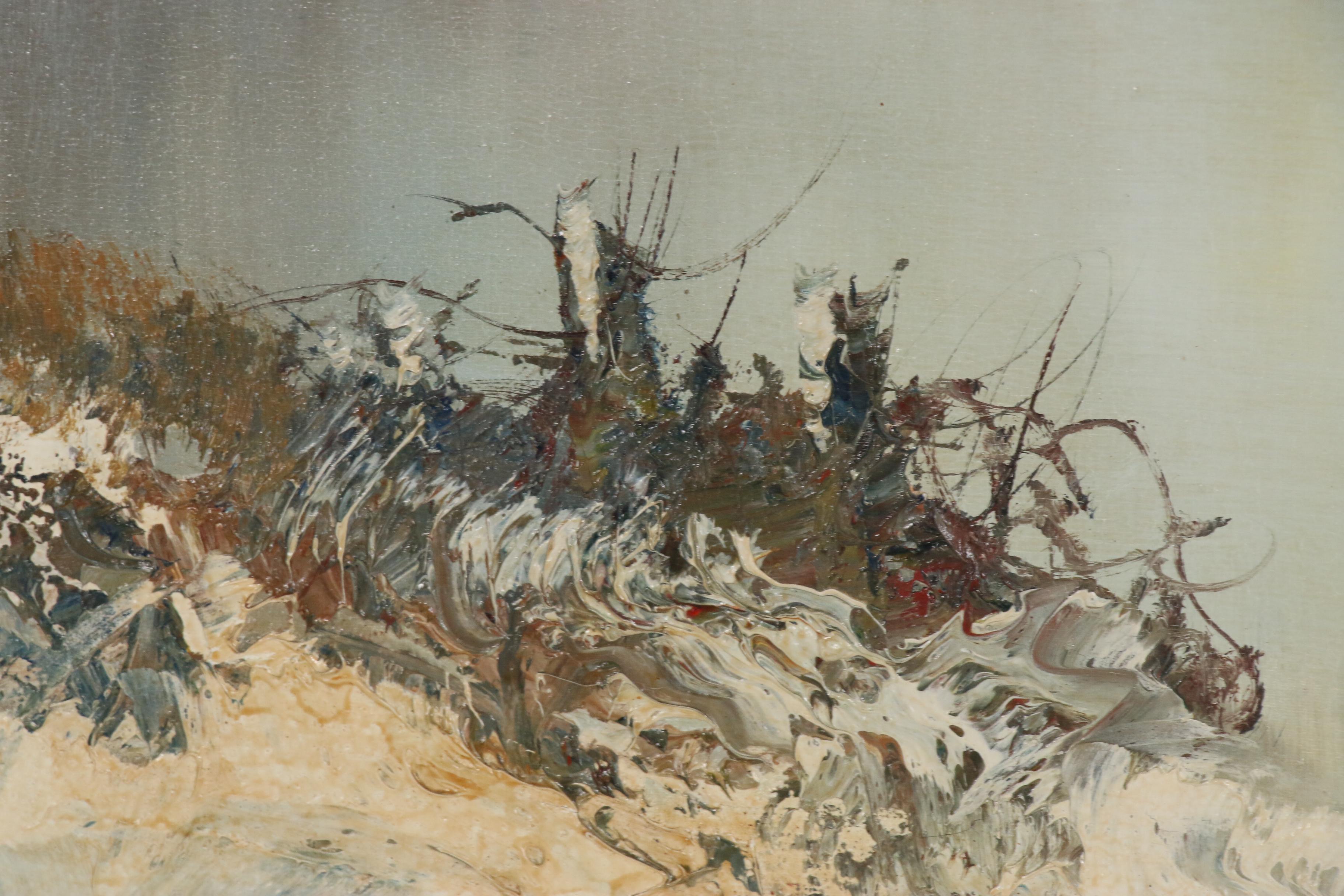 Kort Oil Painting "Blue Landscape"