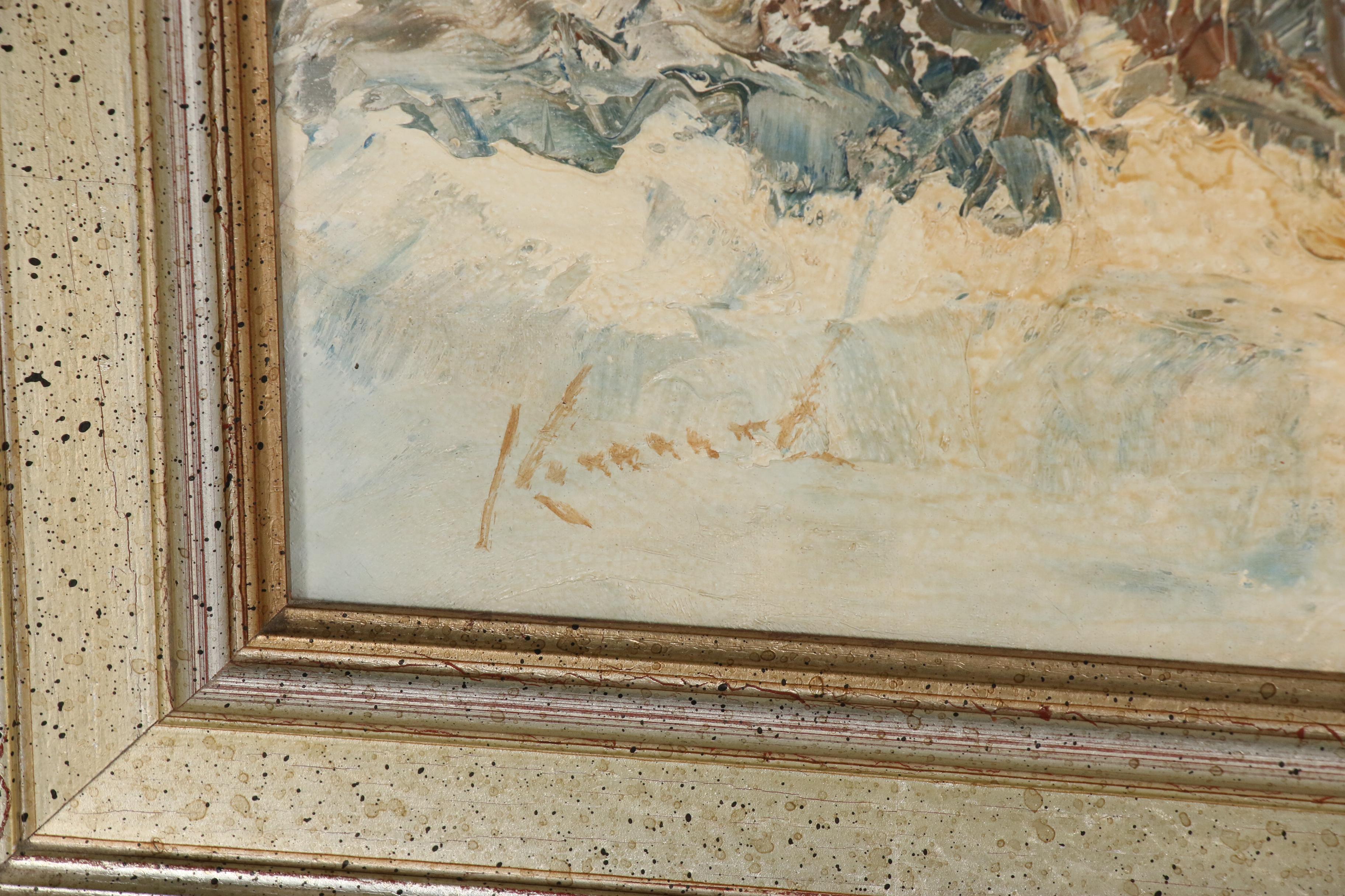 Kort Oil Painting "Blue Landscape"