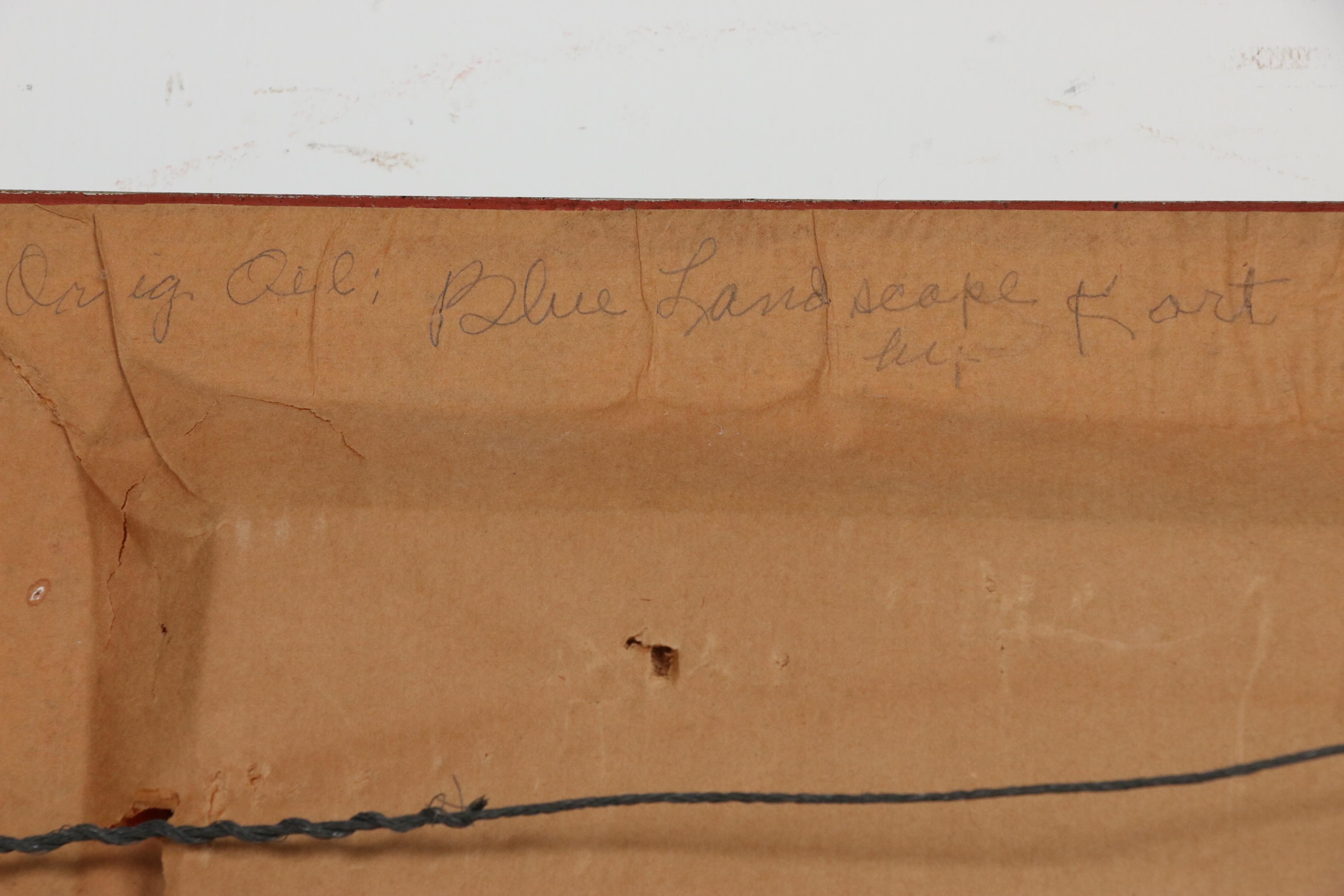 Kort Oil Painting "Blue Landscape"