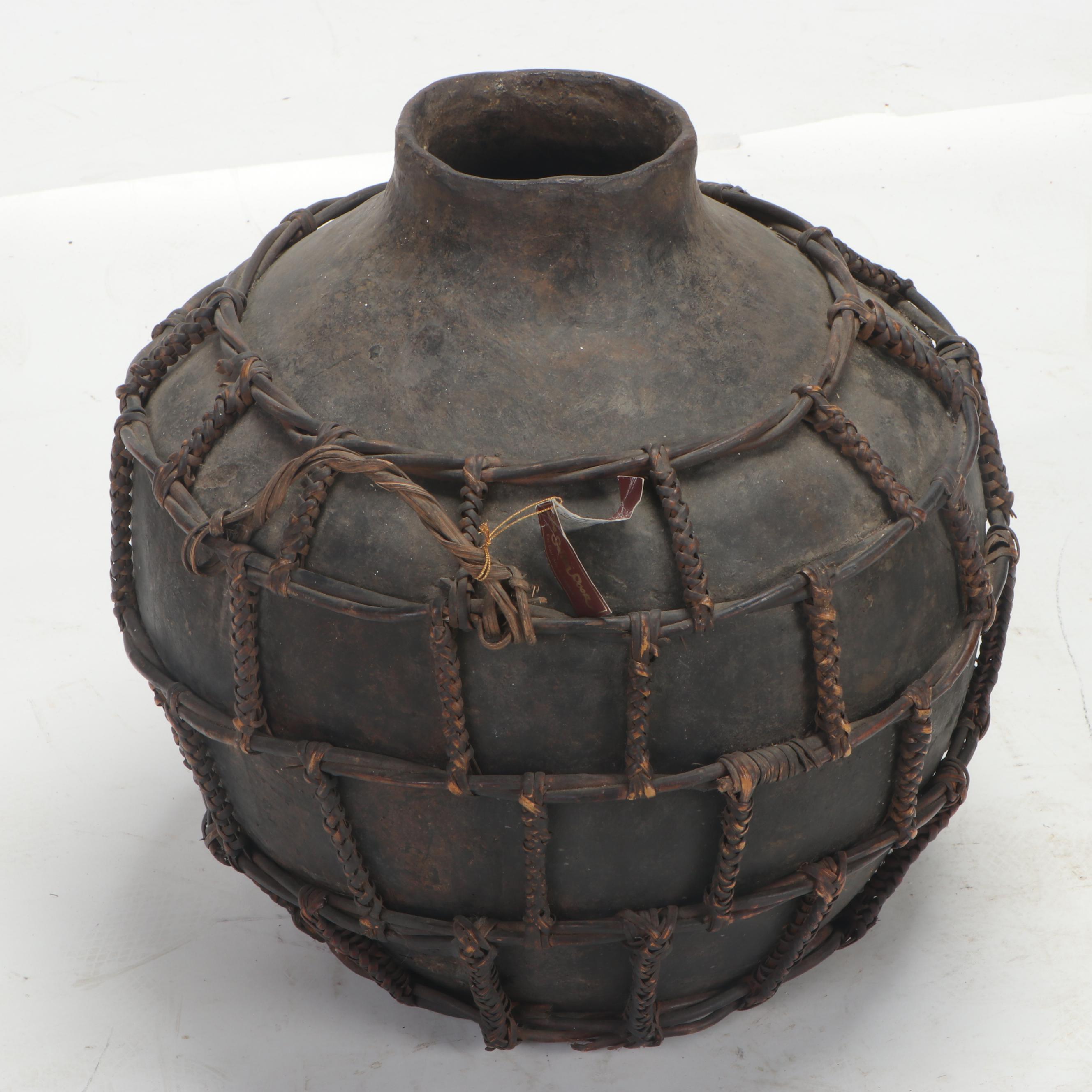 Asian Pottery Food Storage Vessel