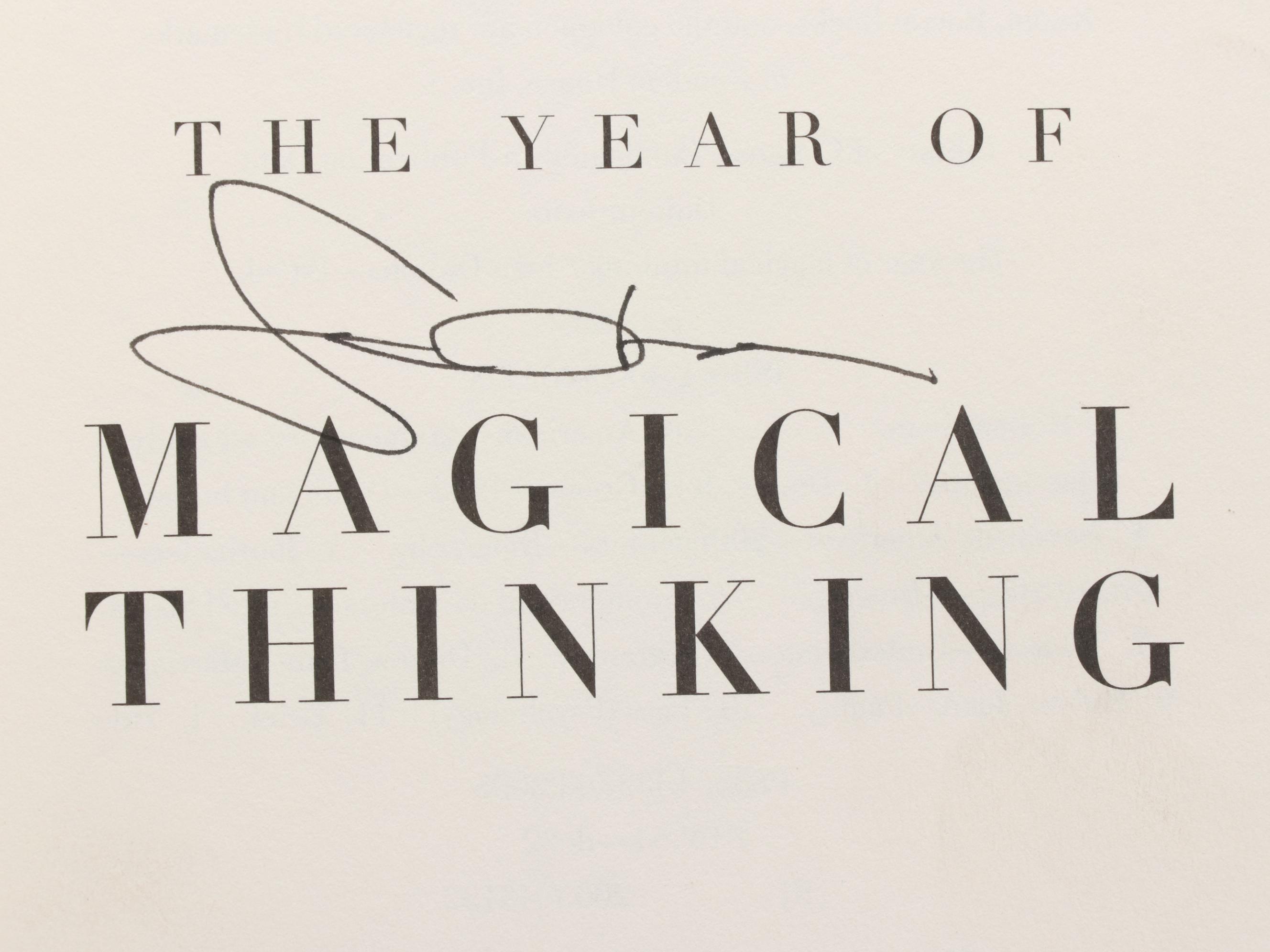 Signed First Edition "The Year of Magical Thinking" by Joan Didion