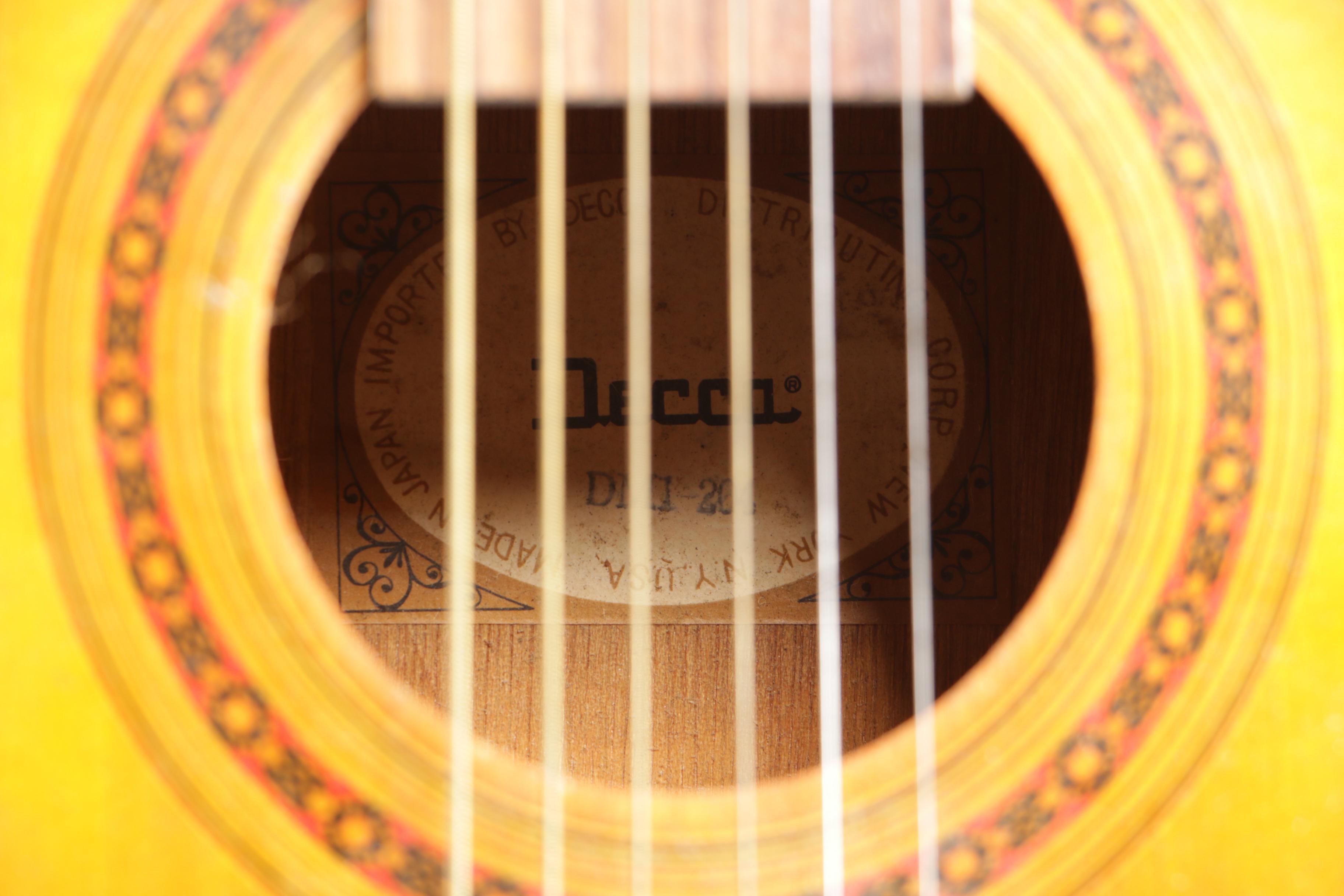 Decca DMI 204 Acoustic Parlor Guitar