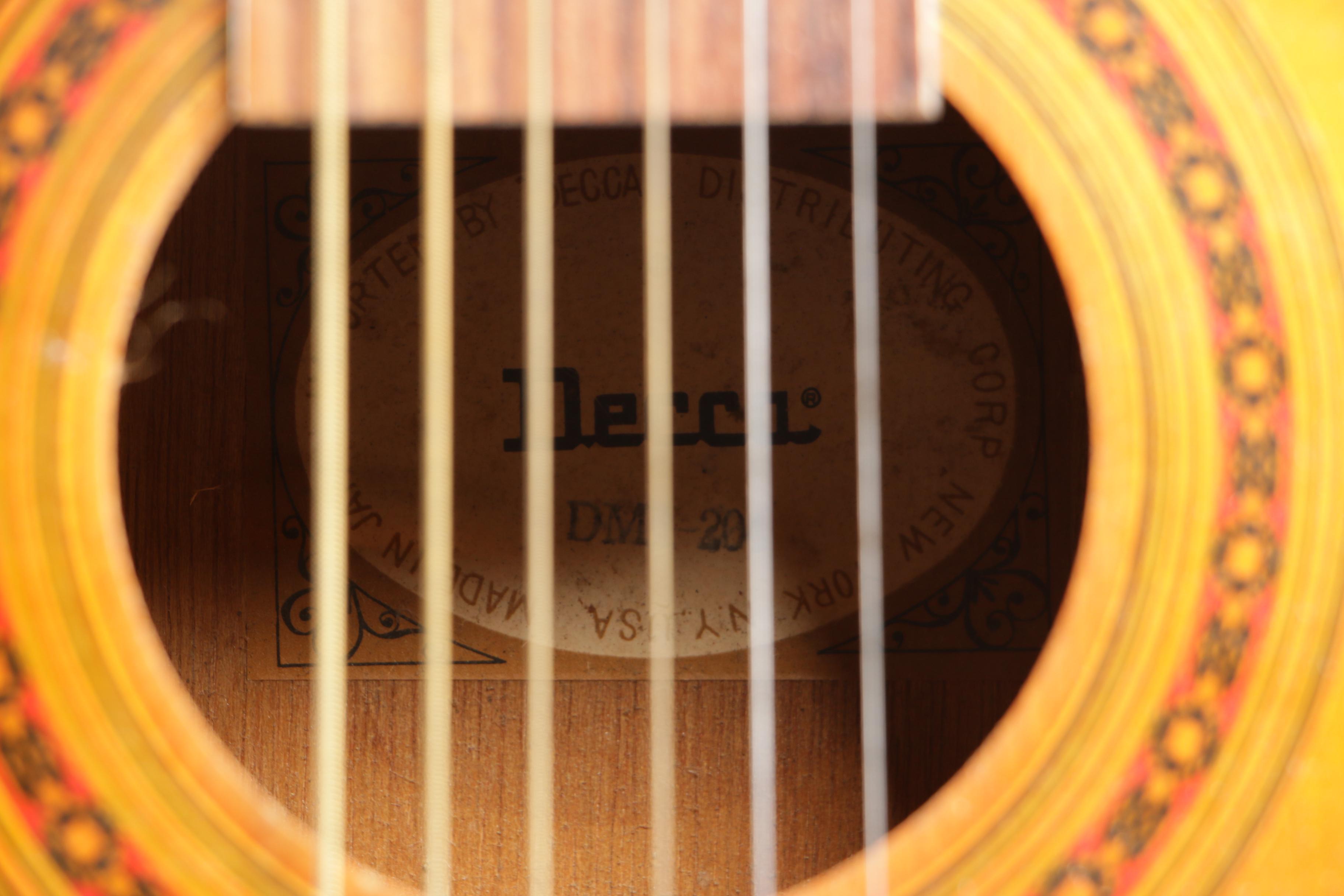 Decca DMI 204 Acoustic Parlor Guitar