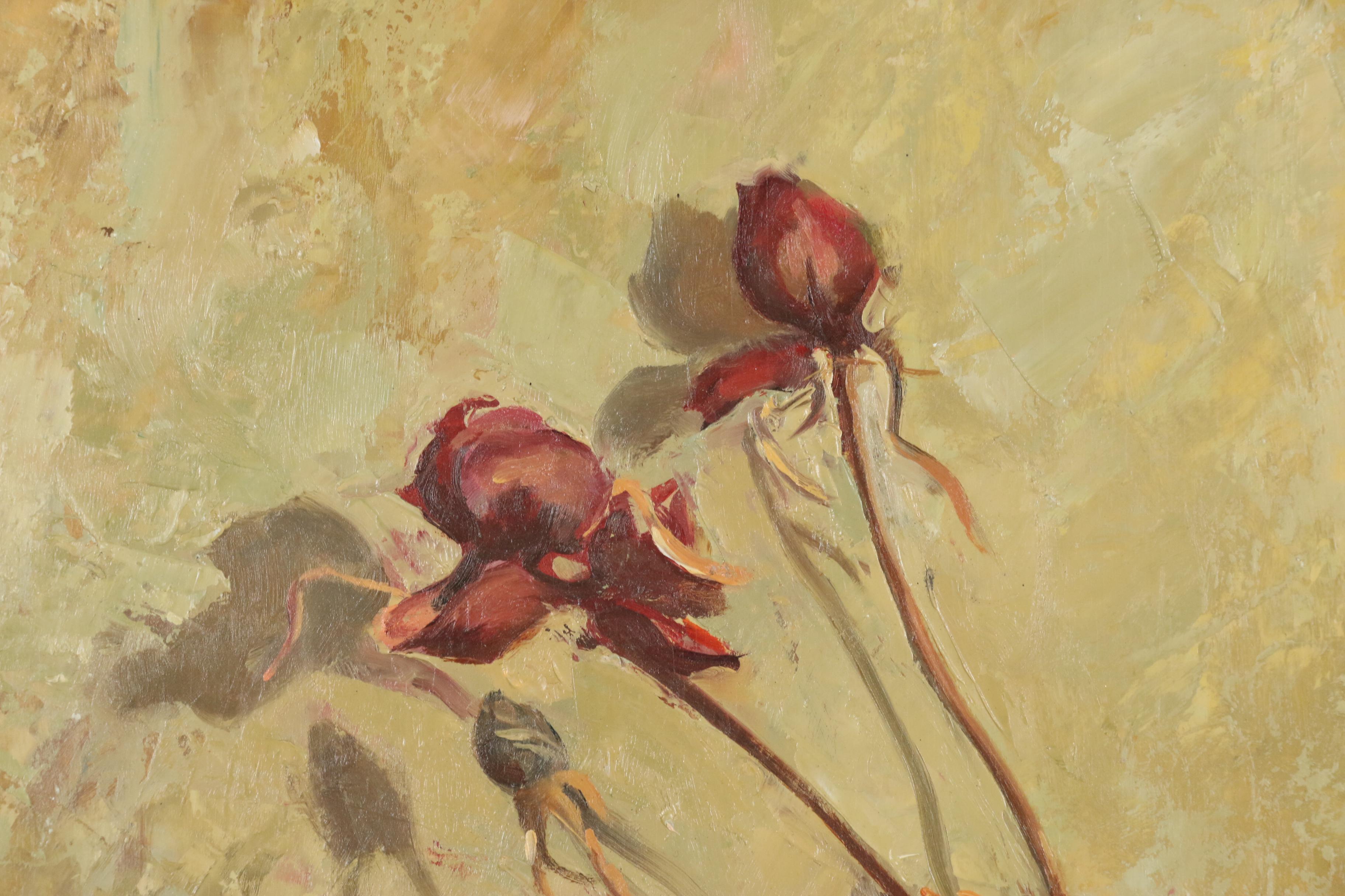 Paul H. King Still Life Oil Painting "Night Lemon", 1999