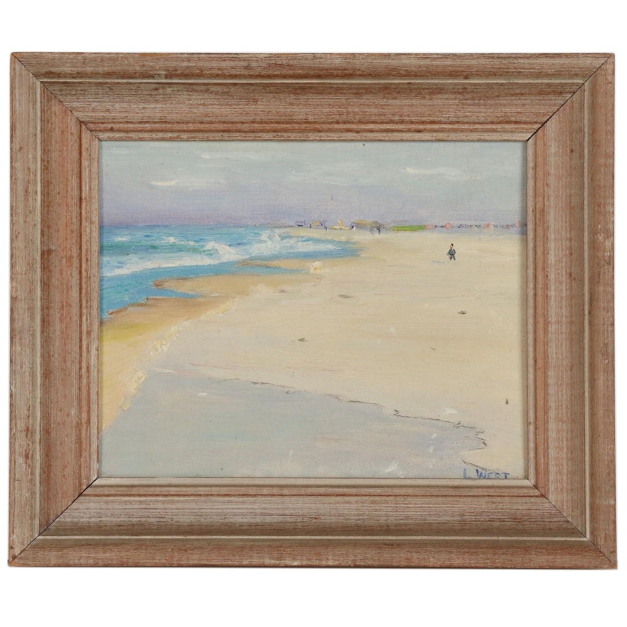 Louise West Oil Painting "Sand and Sea"