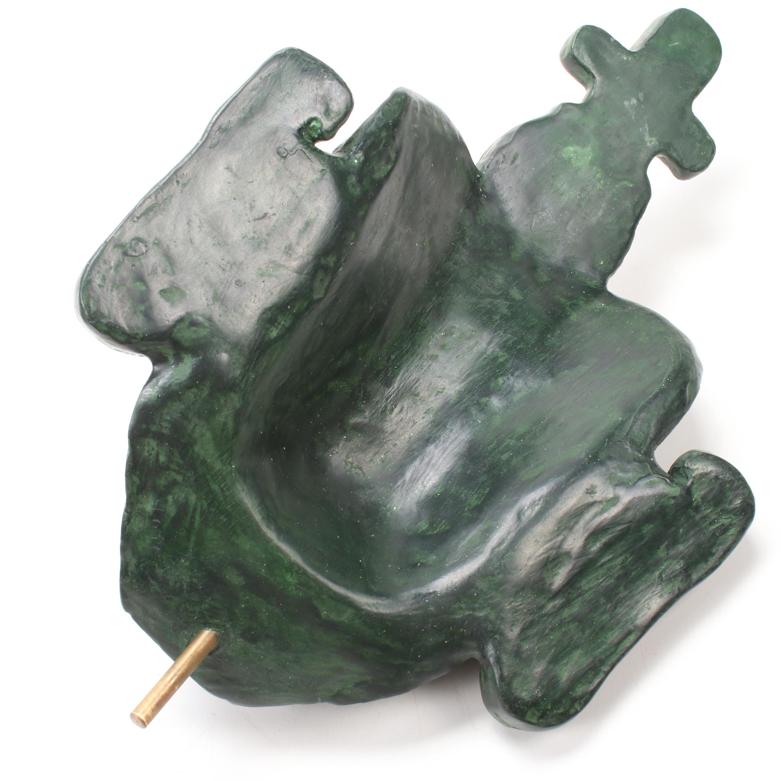 Guatemalan Mayan-Style Jade Mask Figurines