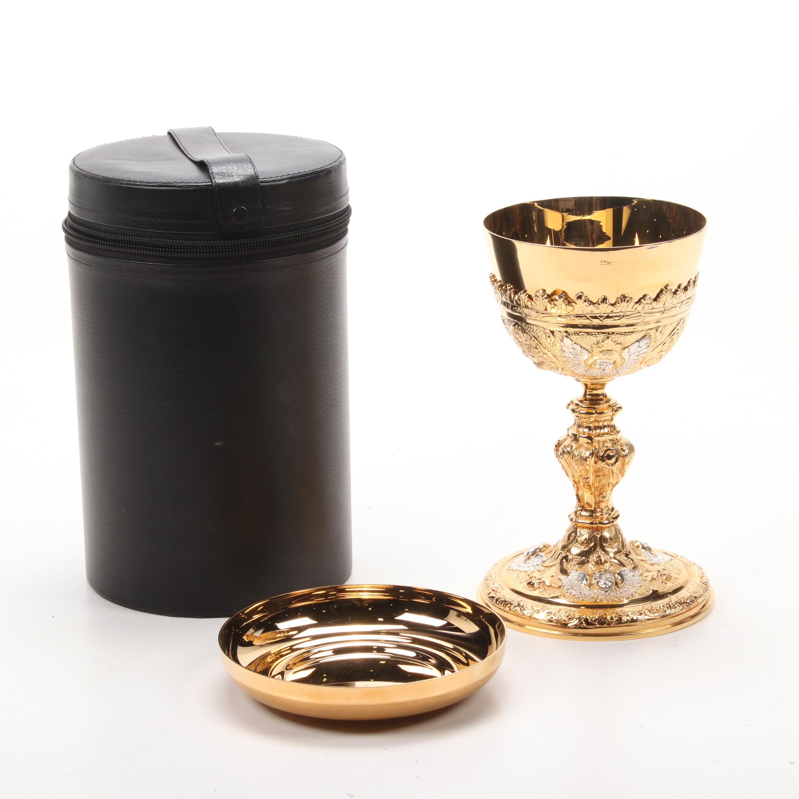 Catholic Communion Cup and Paten