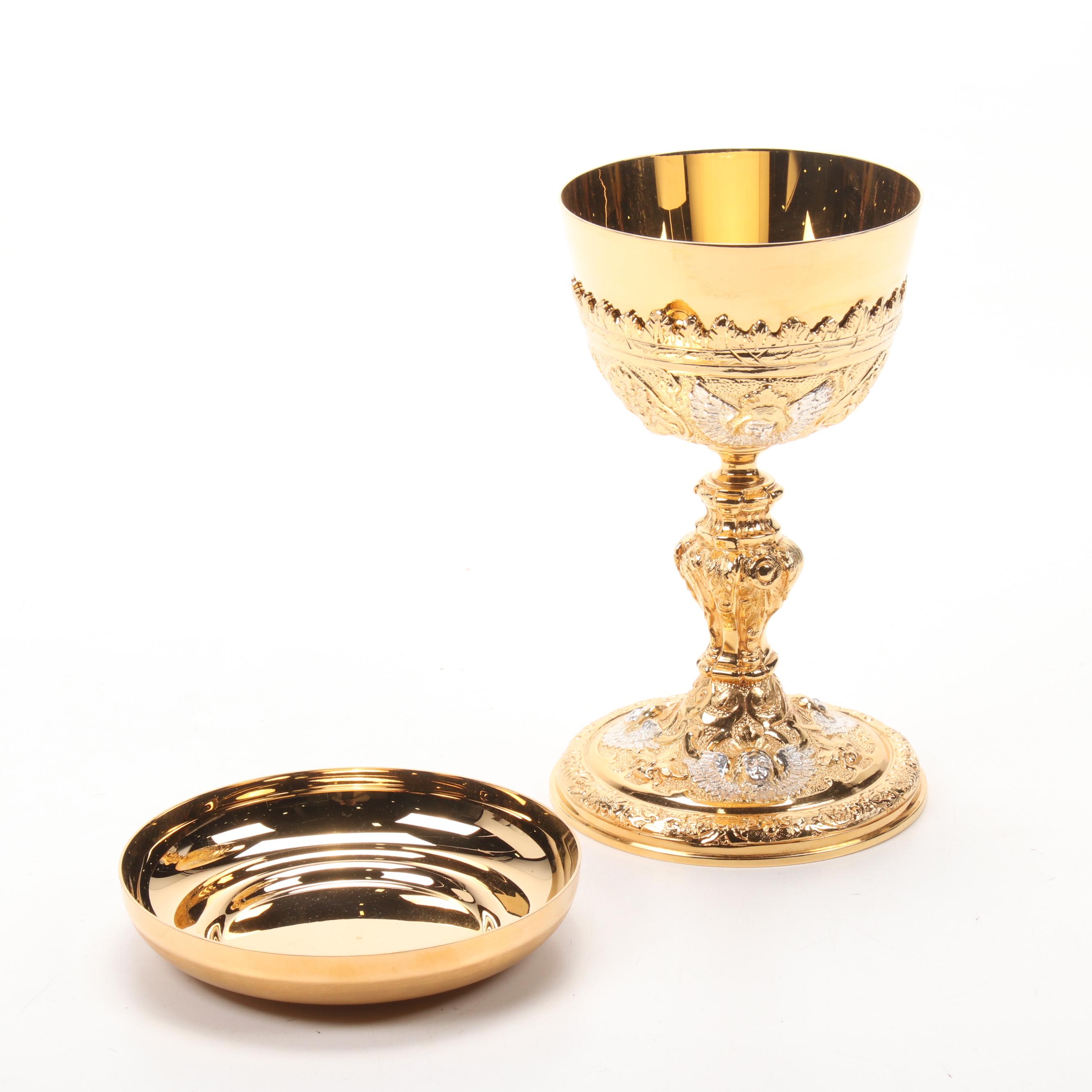 Catholic Communion Cup and Paten