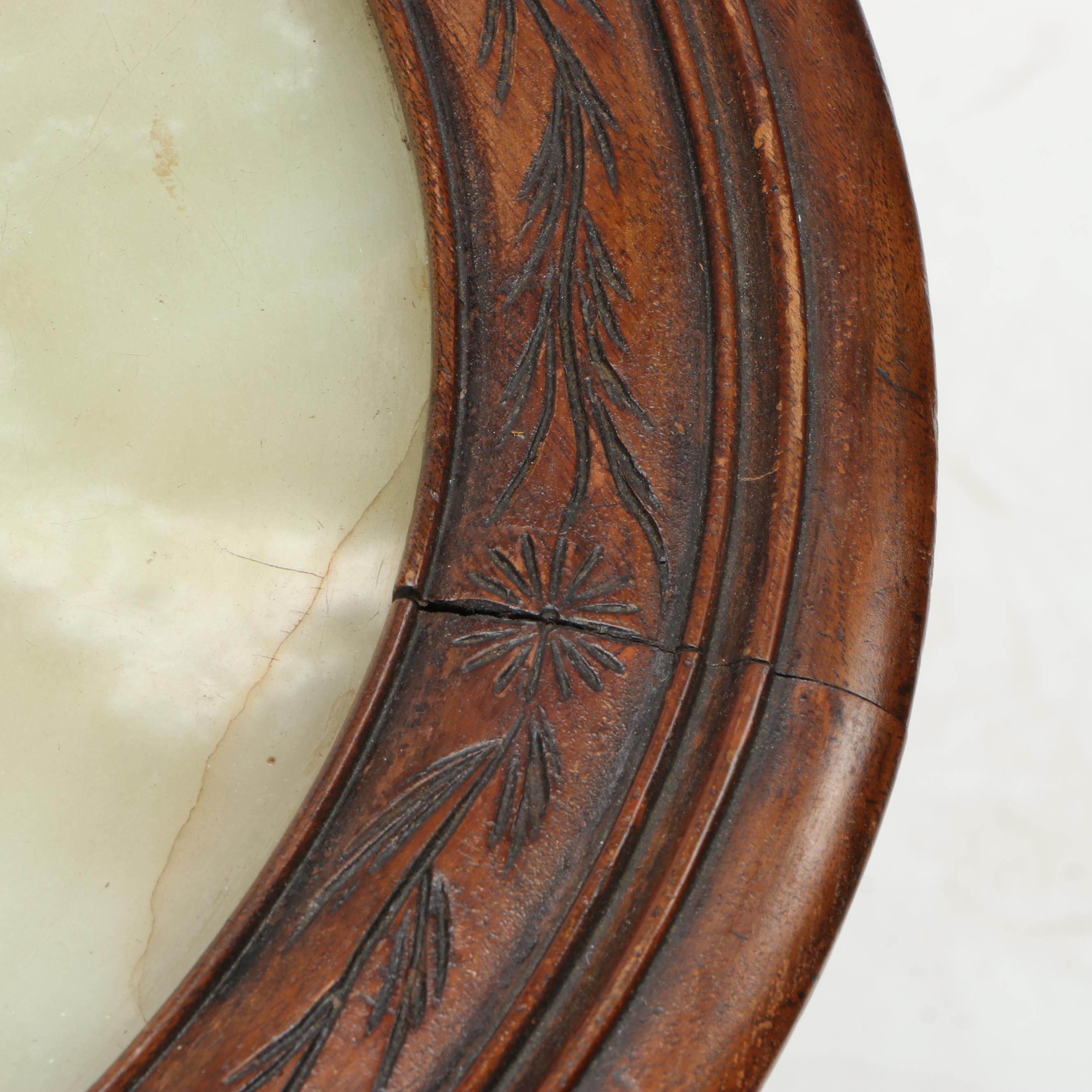 Chinese Stained Wood Revolving Library Table, Late 19th/Early 20th Century