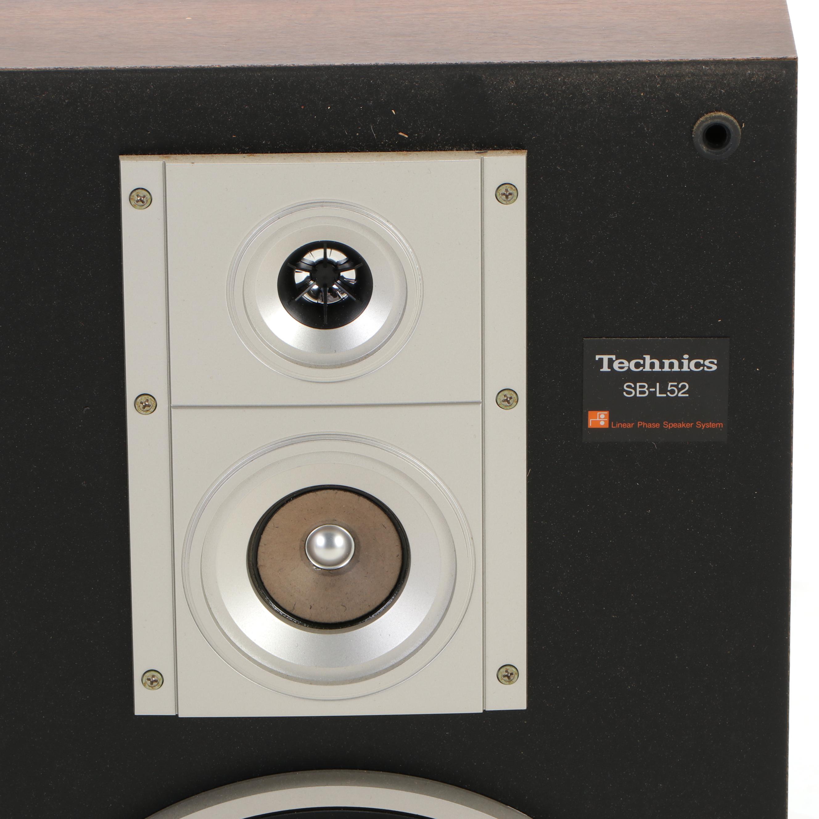 Technics SB-L52 Three-Way Linear Phase Speaker System, 1984–1985