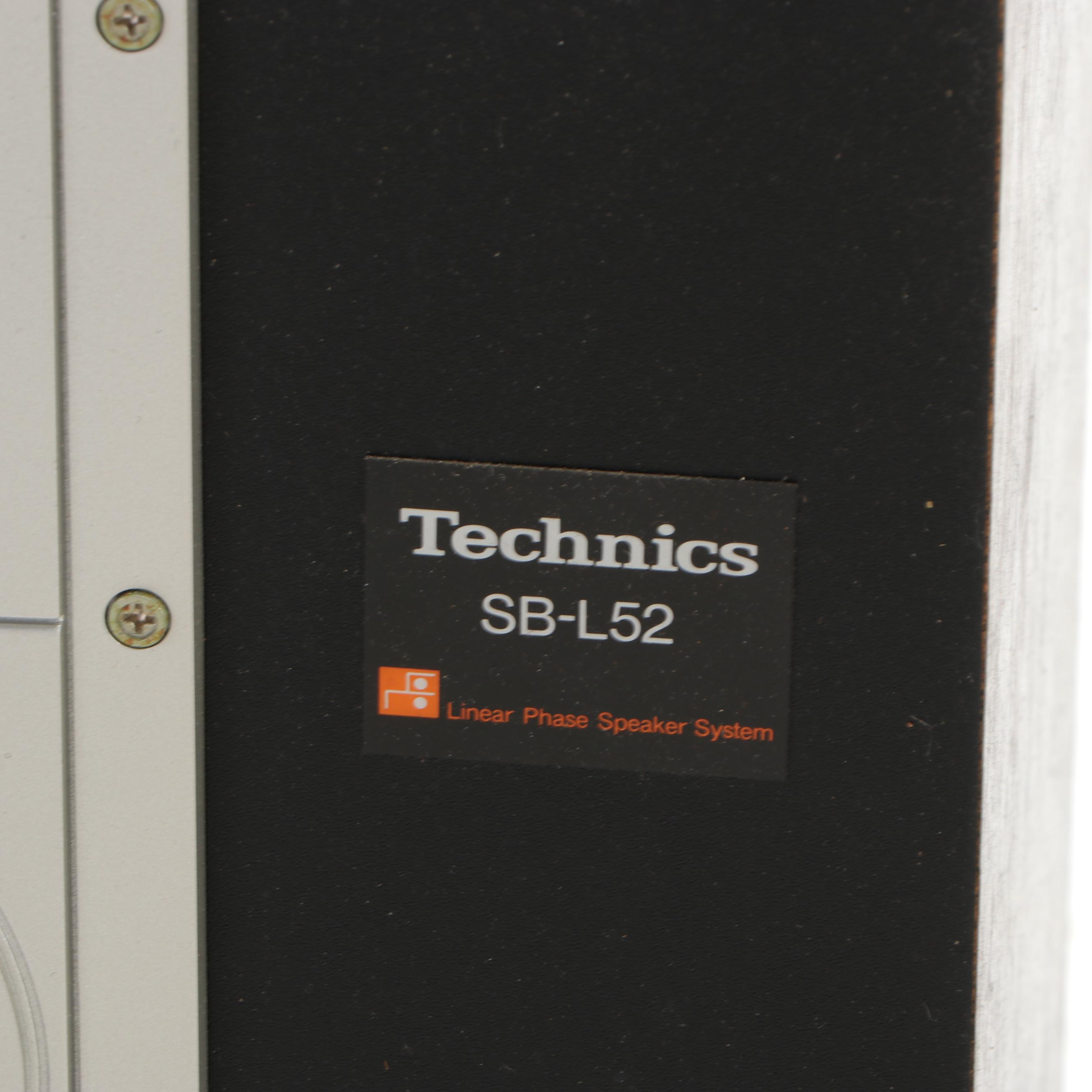 Technics SB-L52 Three-Way Linear Phase Speaker System, 1984–1985