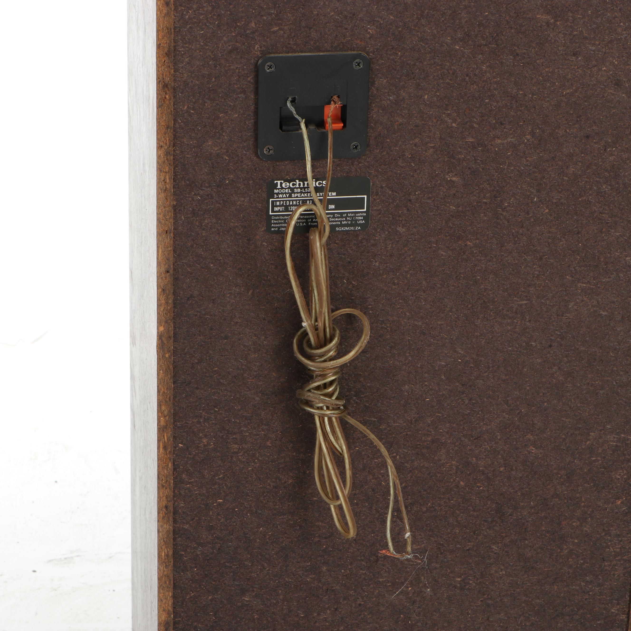 Technics SB-L52 Three-Way Linear Phase Speaker System, 1984–1985