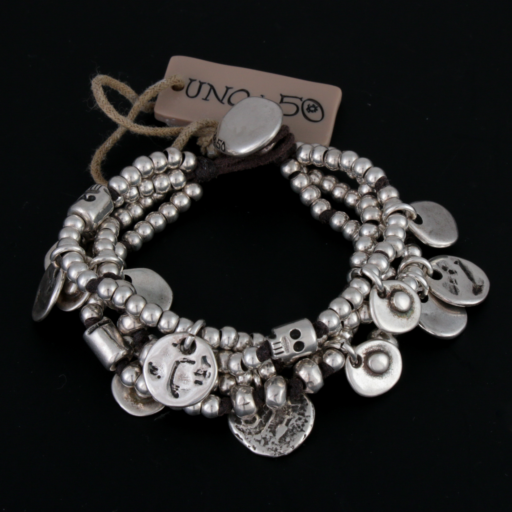 Uno de 50 Multistrand Beaded Bracelet