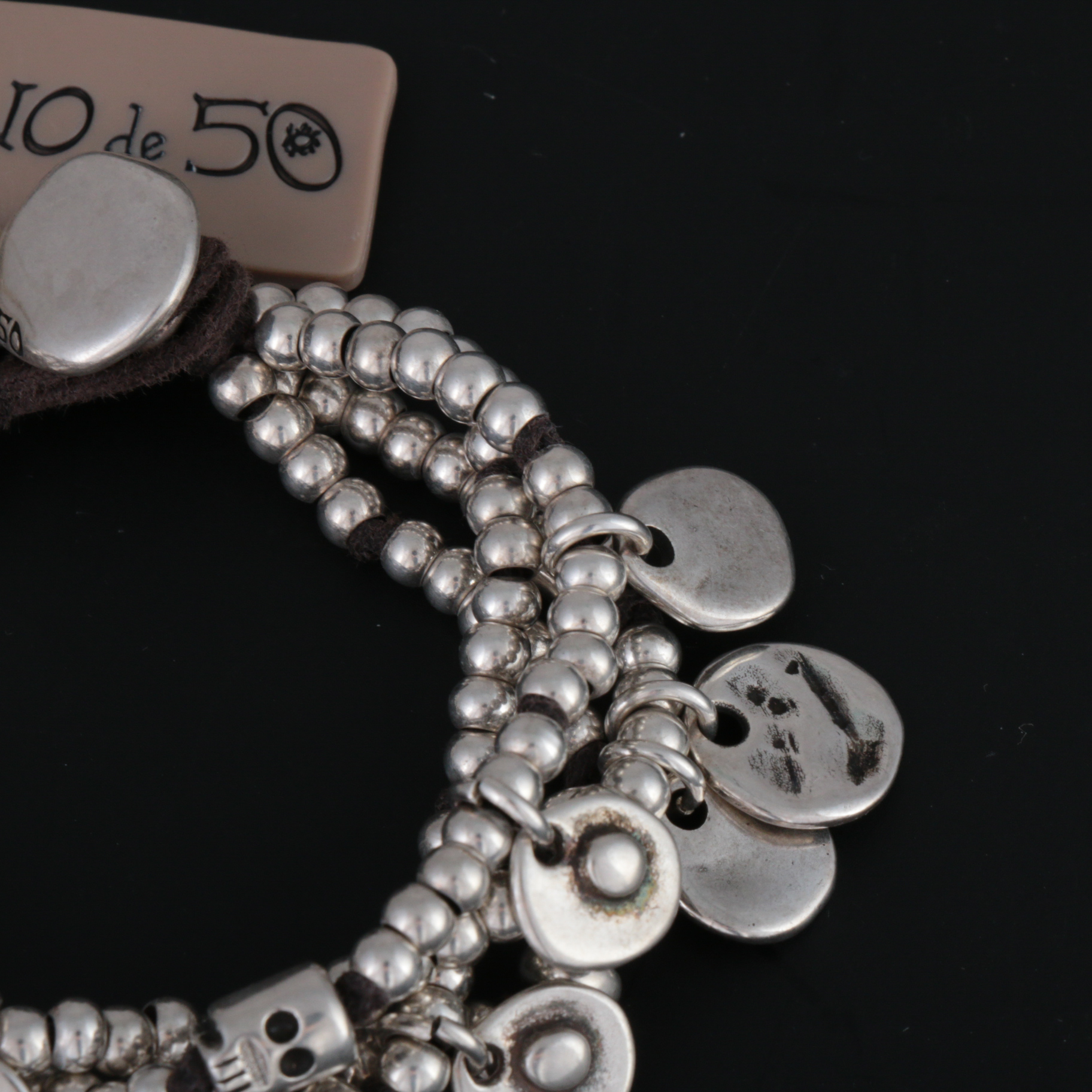 Uno de 50 Multistrand Beaded Bracelet