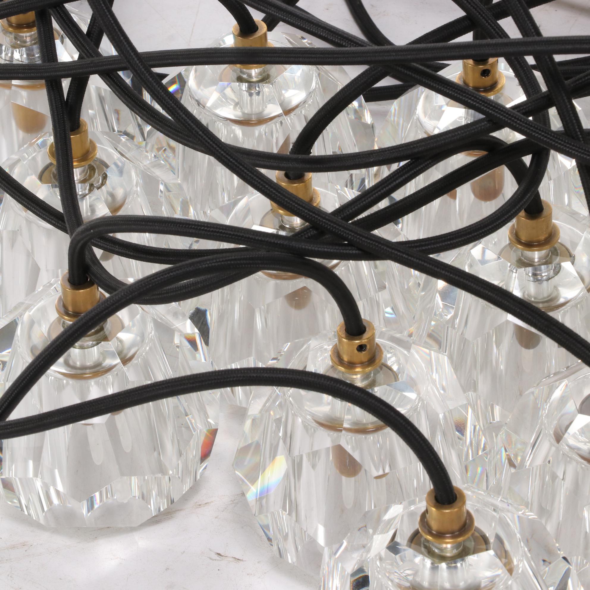 Restoration Hardware "Boule de Cristal" Cluster Chandelier by Jonathan Browning