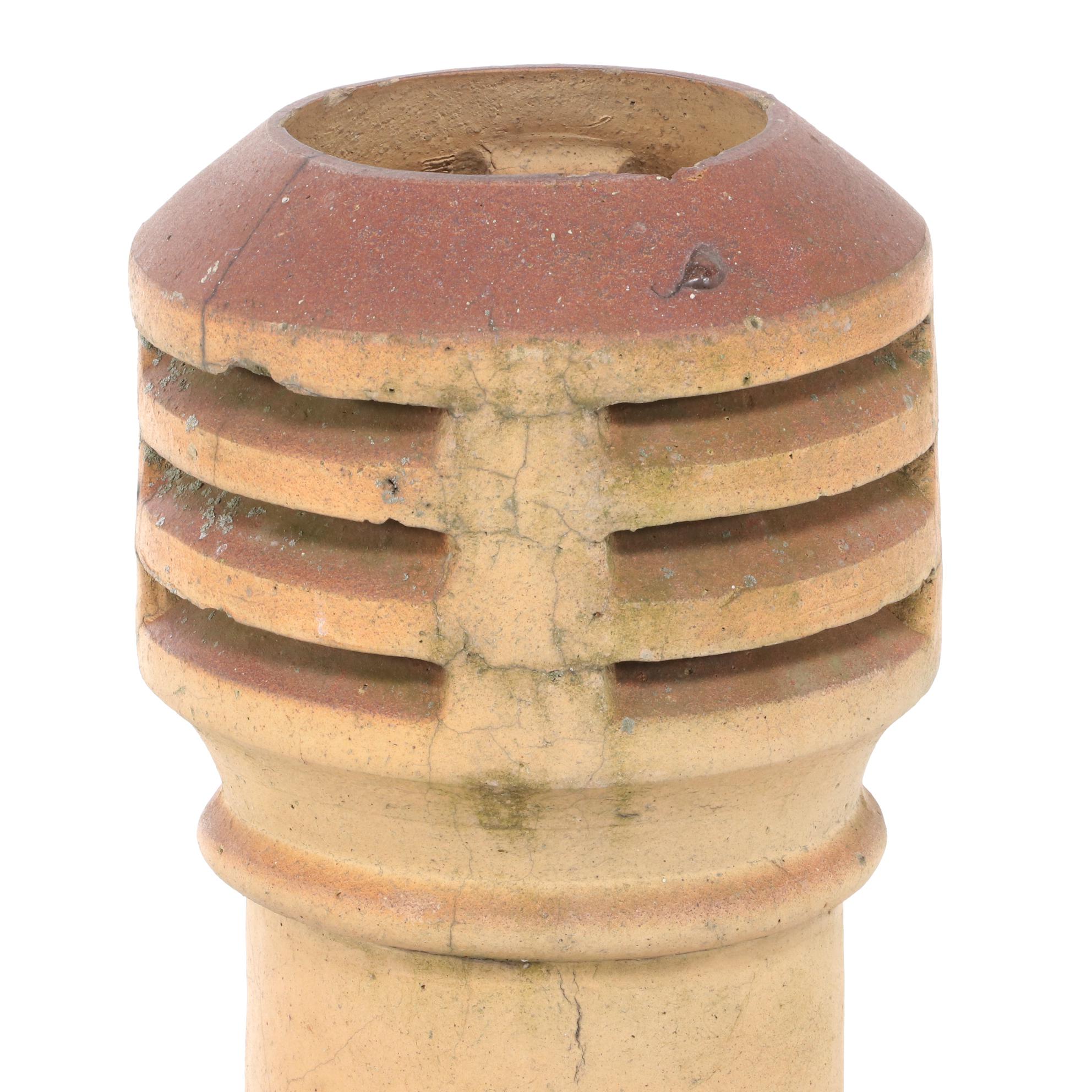 Victorian Architectural Salvaged Chimney Topper in Period Paint, Late 19th C.