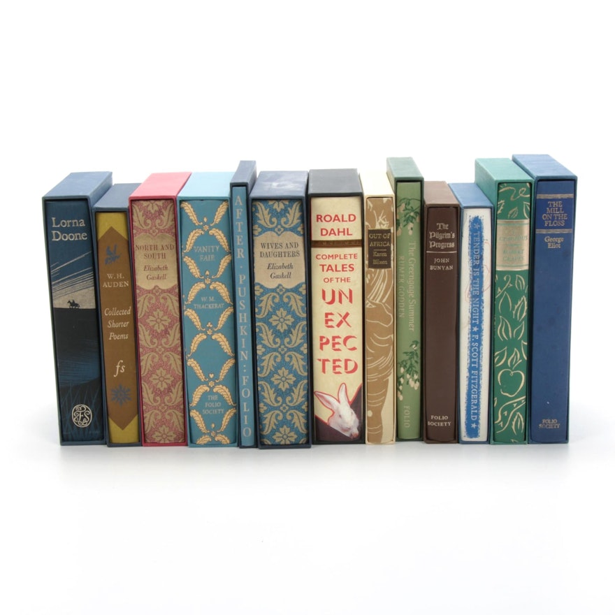 The Folio Society Editions of Classic Literature Including W.M. Thackeray