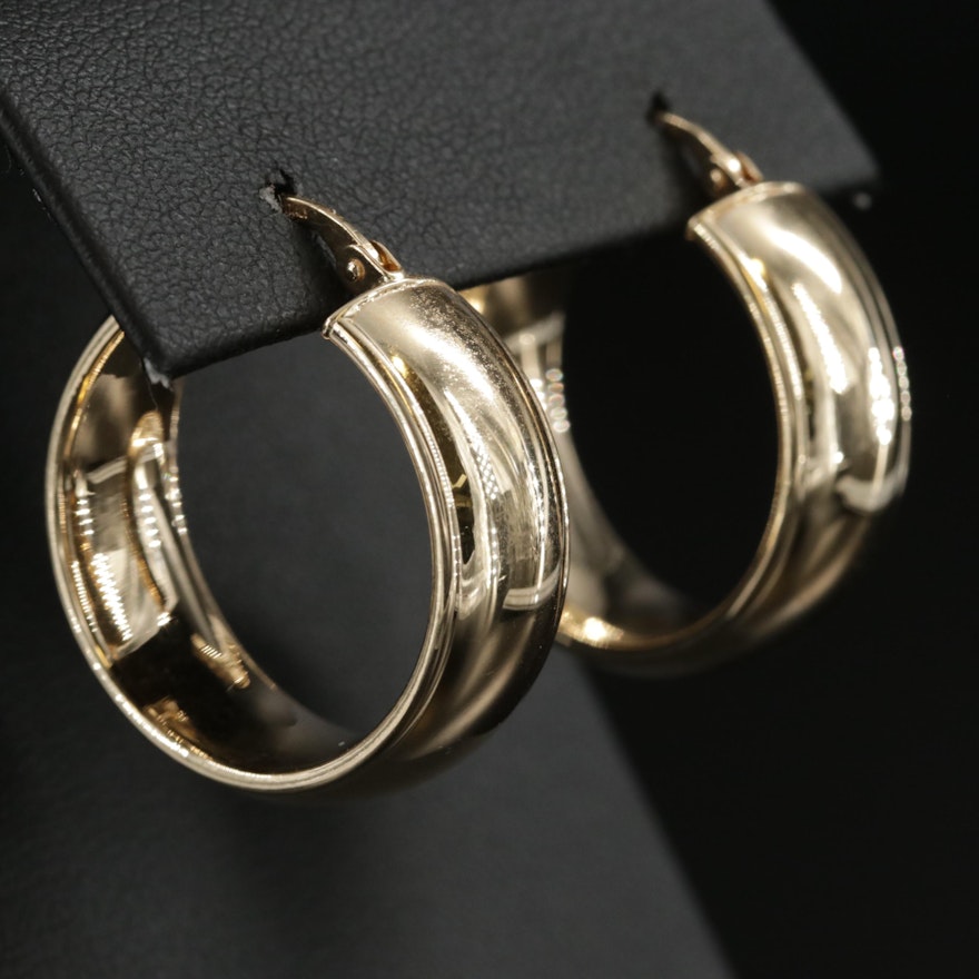 14K Hoop Earrings