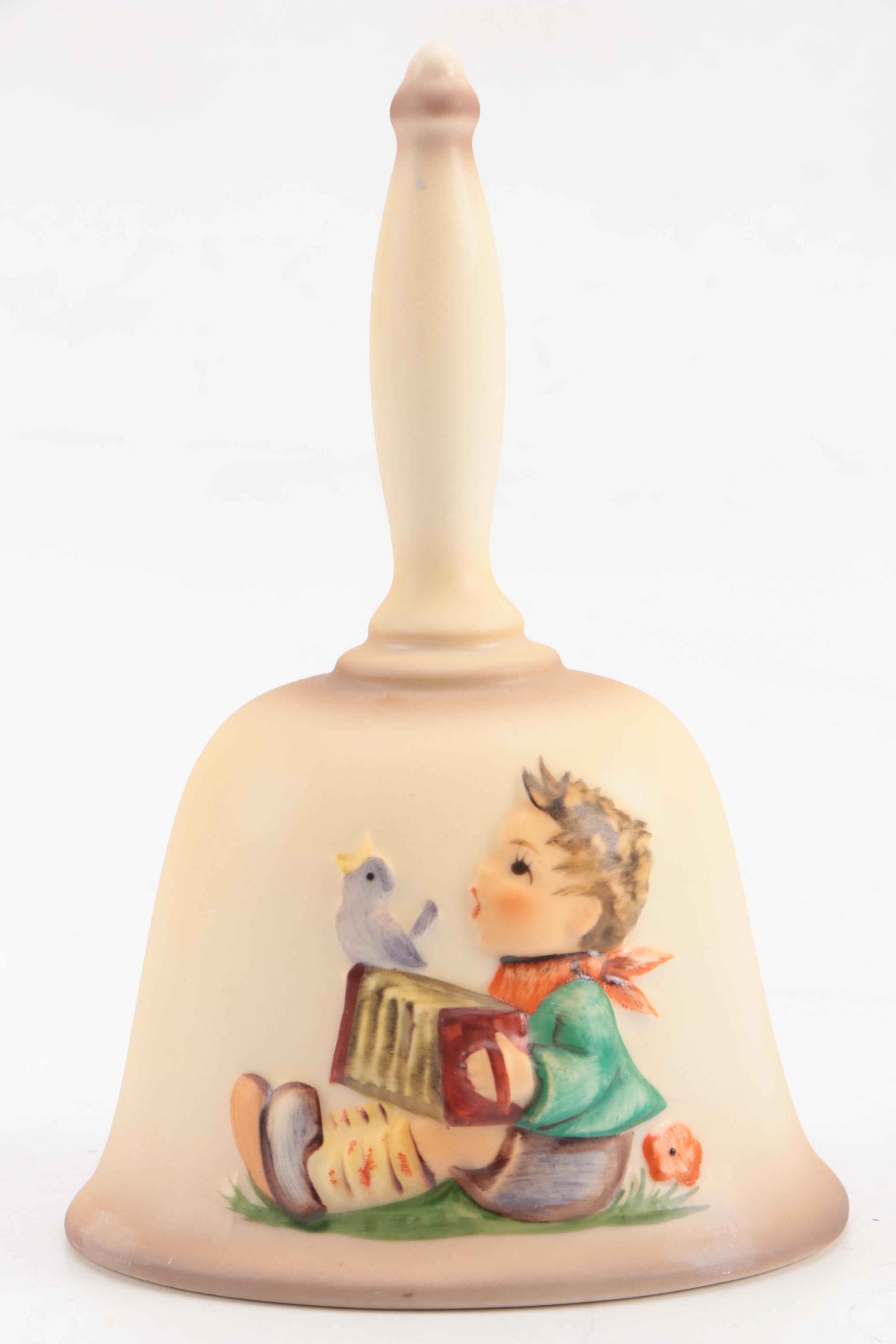 Goebel Century Collection Porcelain Hummel Figurines with First Issue Bell