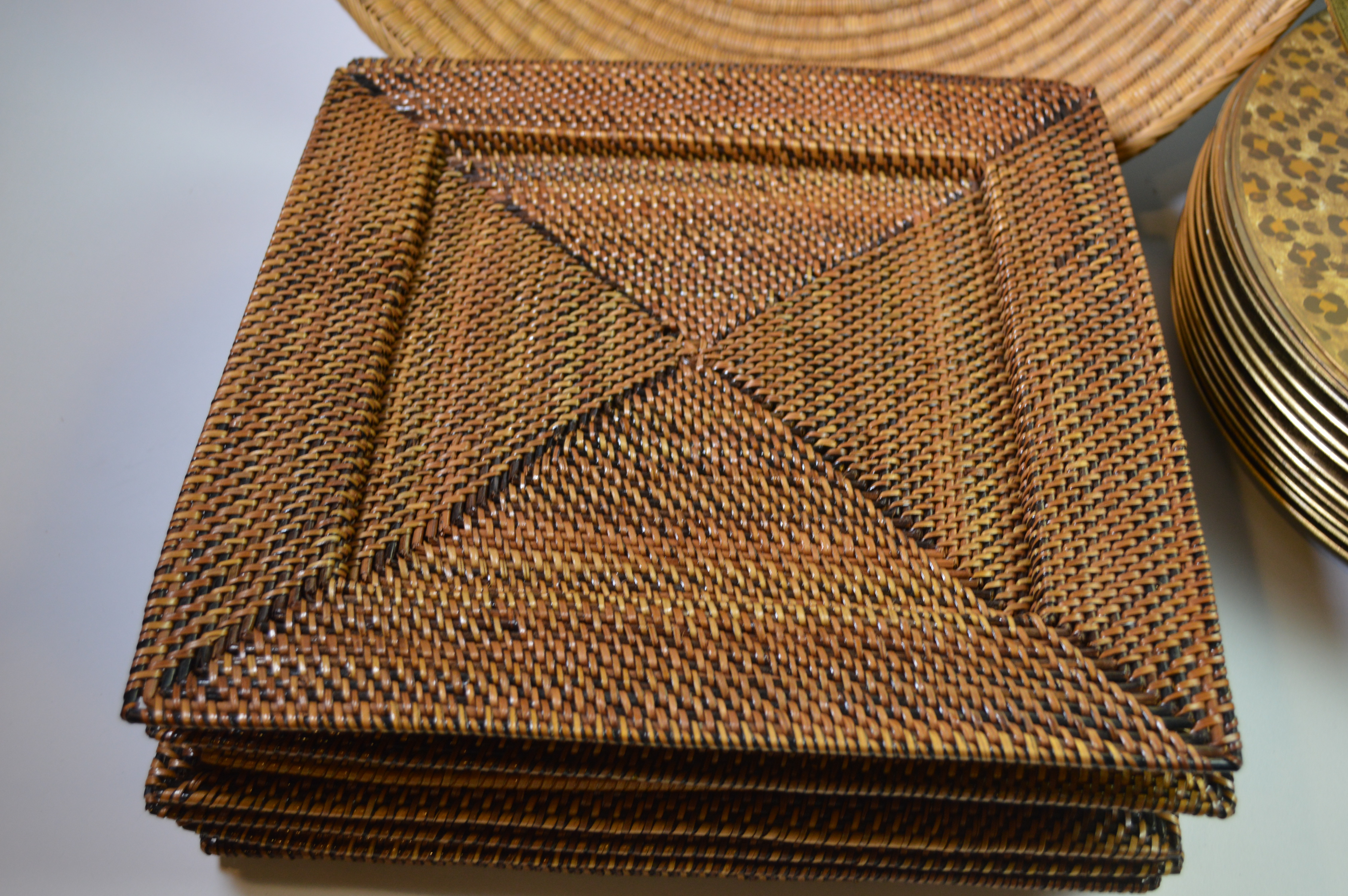 Entertaining Tableware with Chargers, Plates and Oval Serving Tray