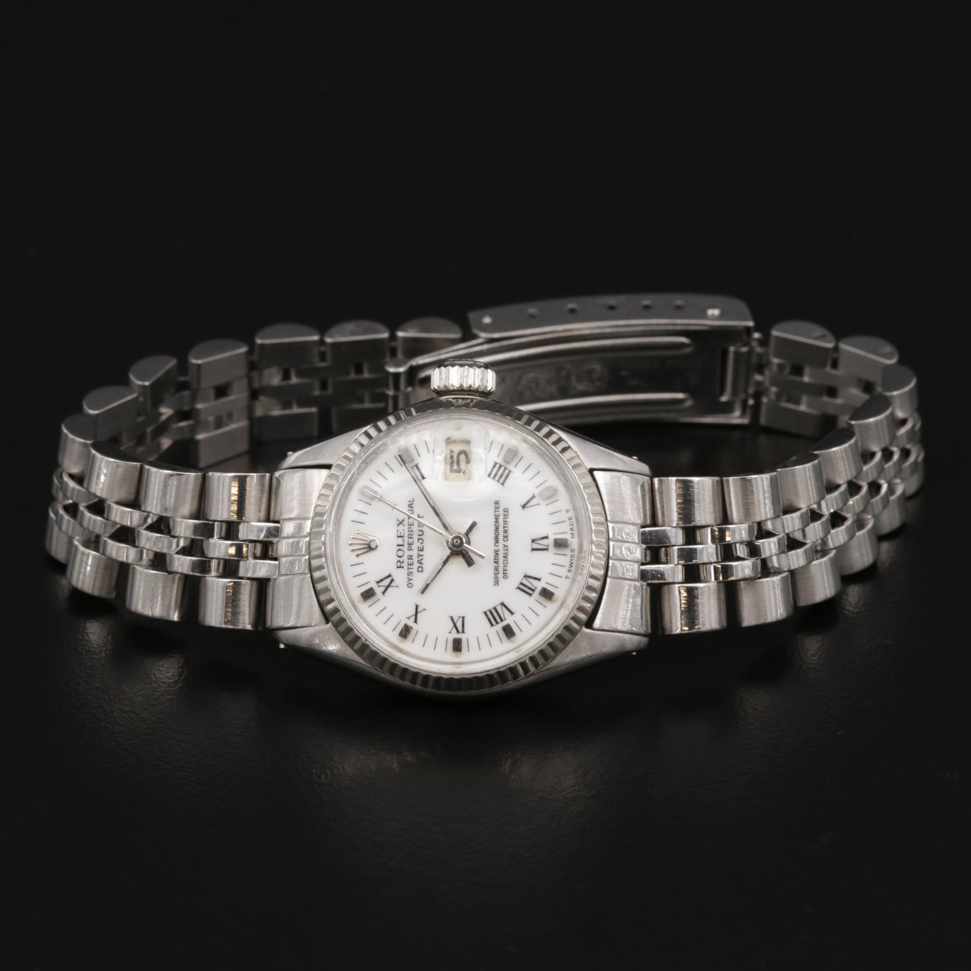 1965 Rolex Datejust 14K Gold and Stainless Steel Automatic Watch