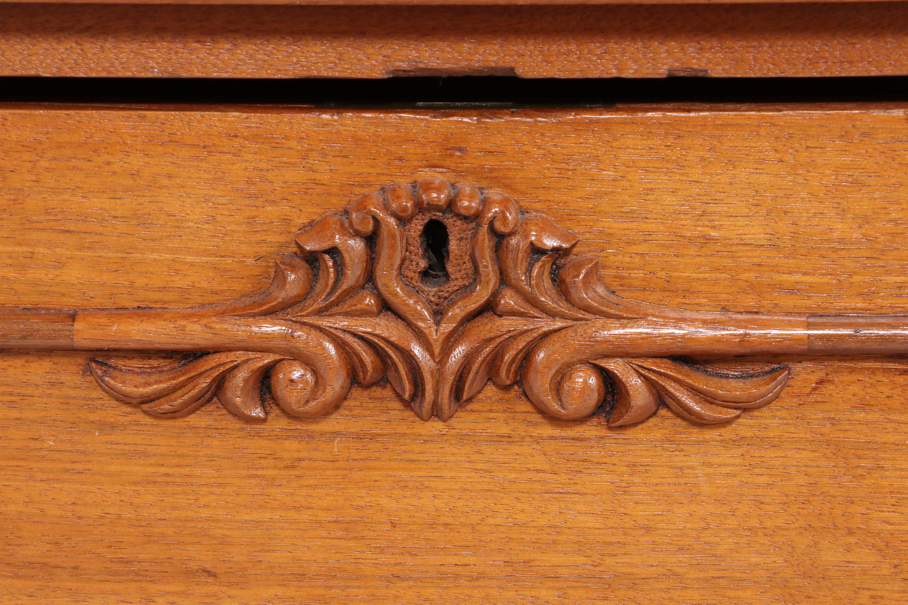 Victorian Walnut Bookcase, Late 19th Century