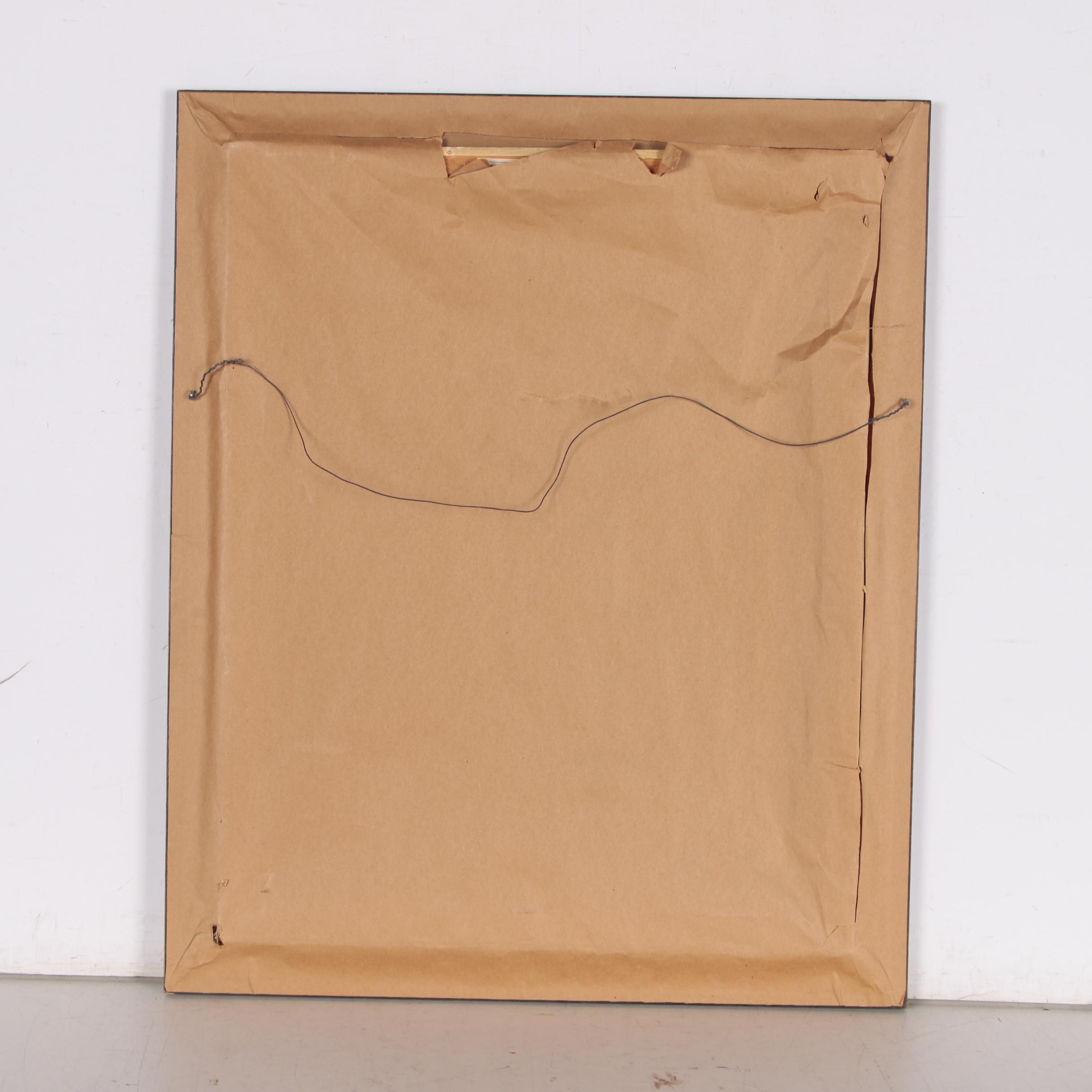 Duane Bryers Genre Oil Illustration of Boy Fishing