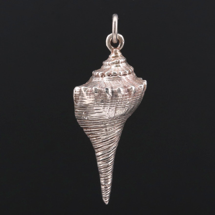 James Avery Sterling Silver Shell Pendant