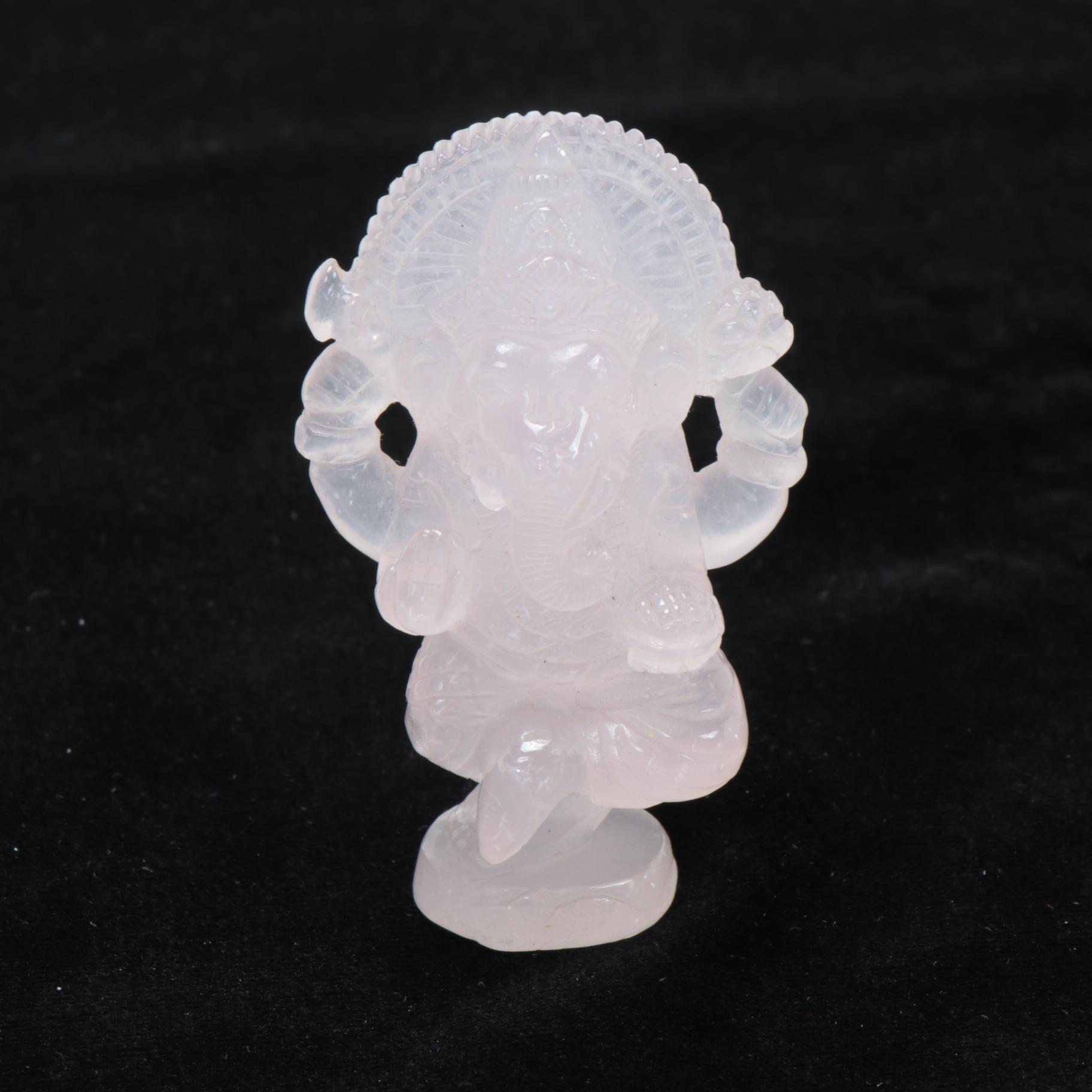 Chinese Carved Gemstone Religious Figures