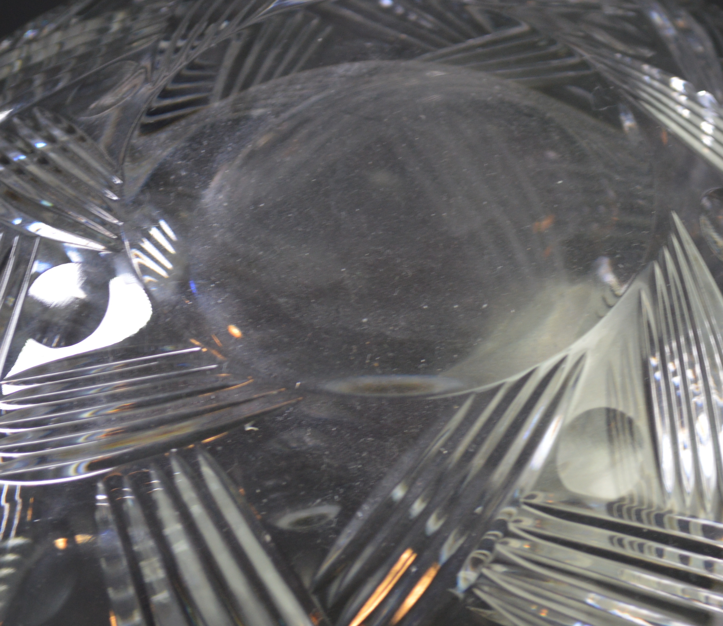 Villeroy & Boch Crystal Candlestick Trio, with Other Vase and Candlesticks