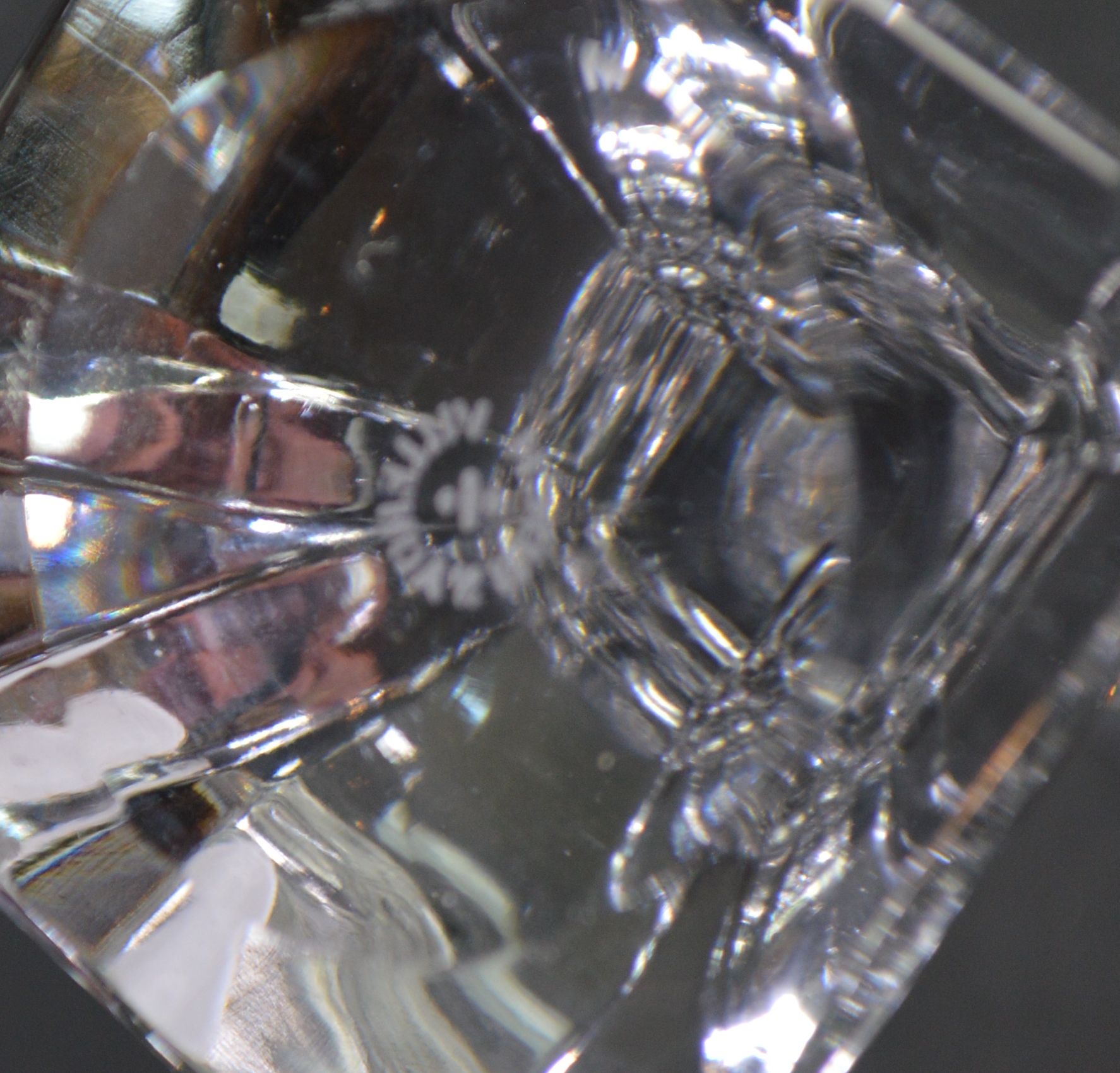 Villeroy & Boch Crystal Candlestick Trio, with Other Vase and Candlesticks