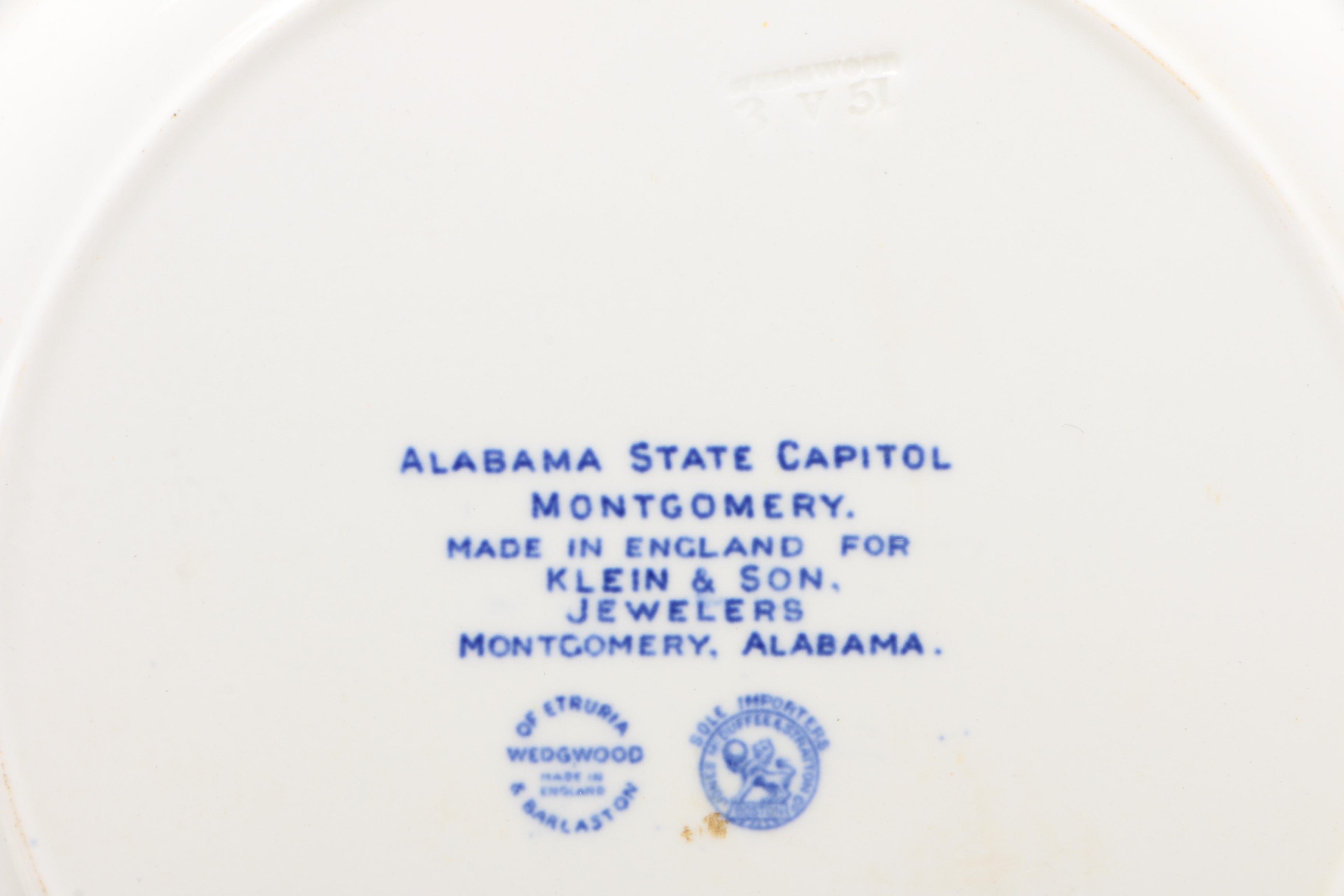 Johnson Bros "Historic America" and Other Blue Transferware Plates