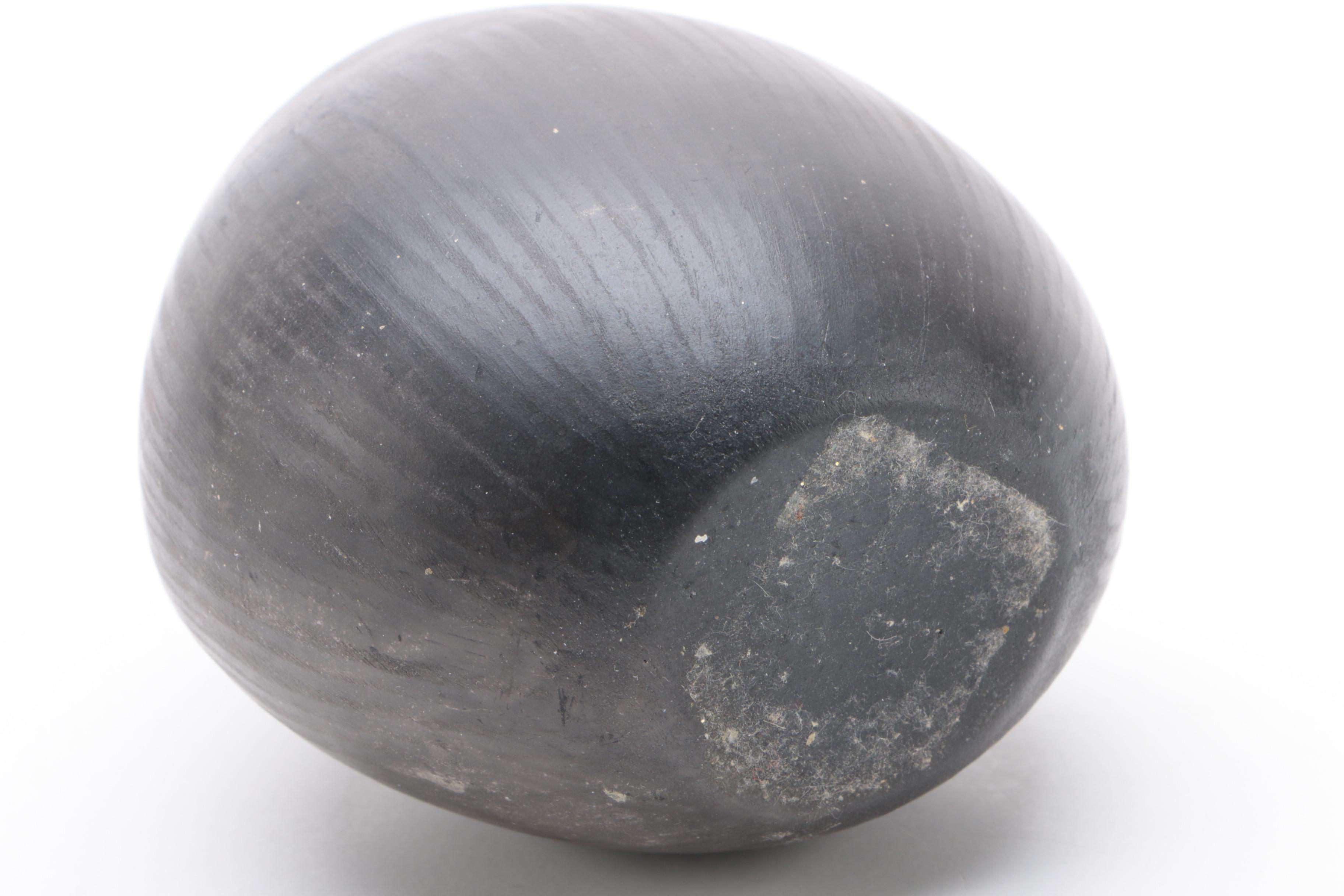 Nan Emmett Raku Ceramic Ceremonial Deva Spirit Rattle