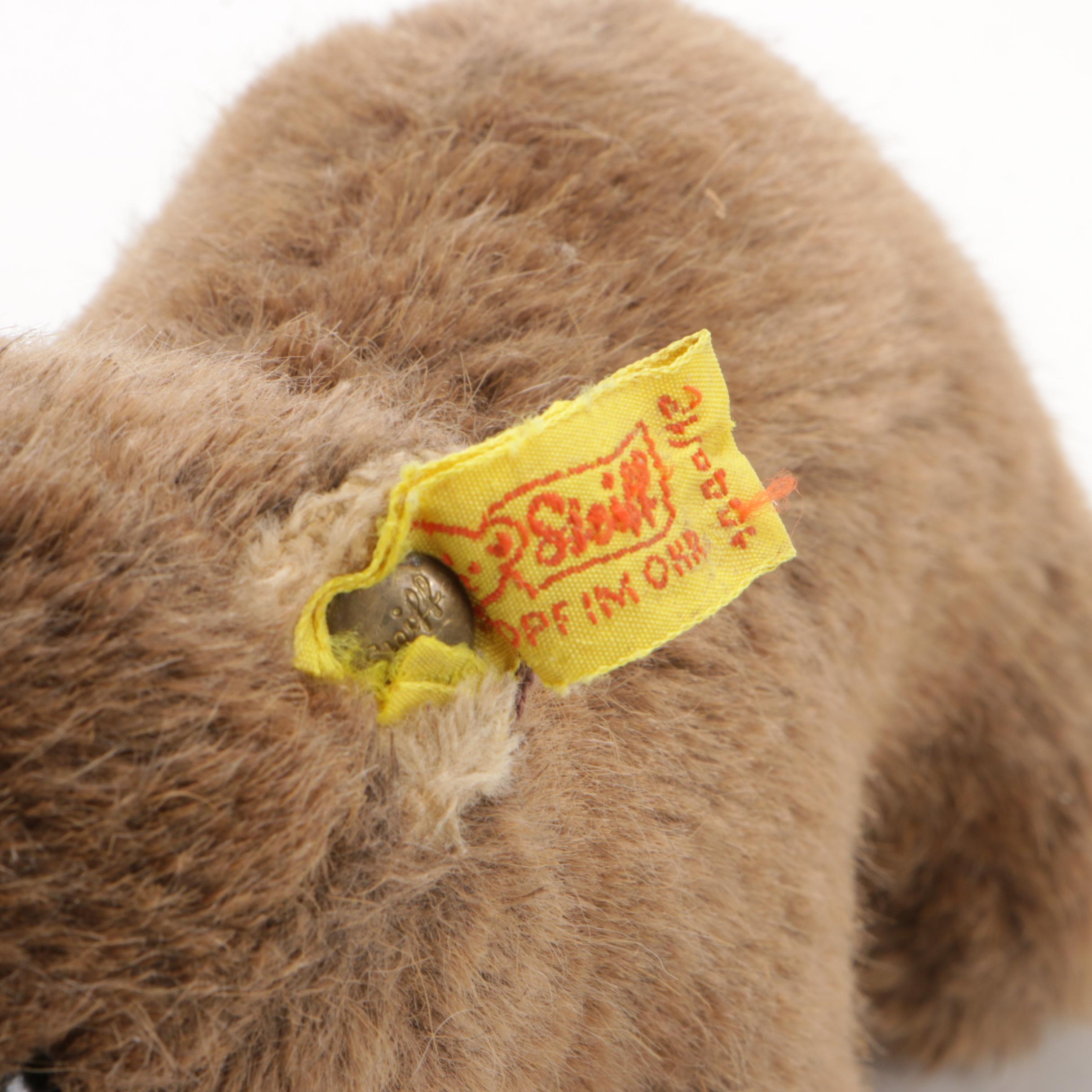 Steiff Stuffed Plush Animals, Late 20th Century