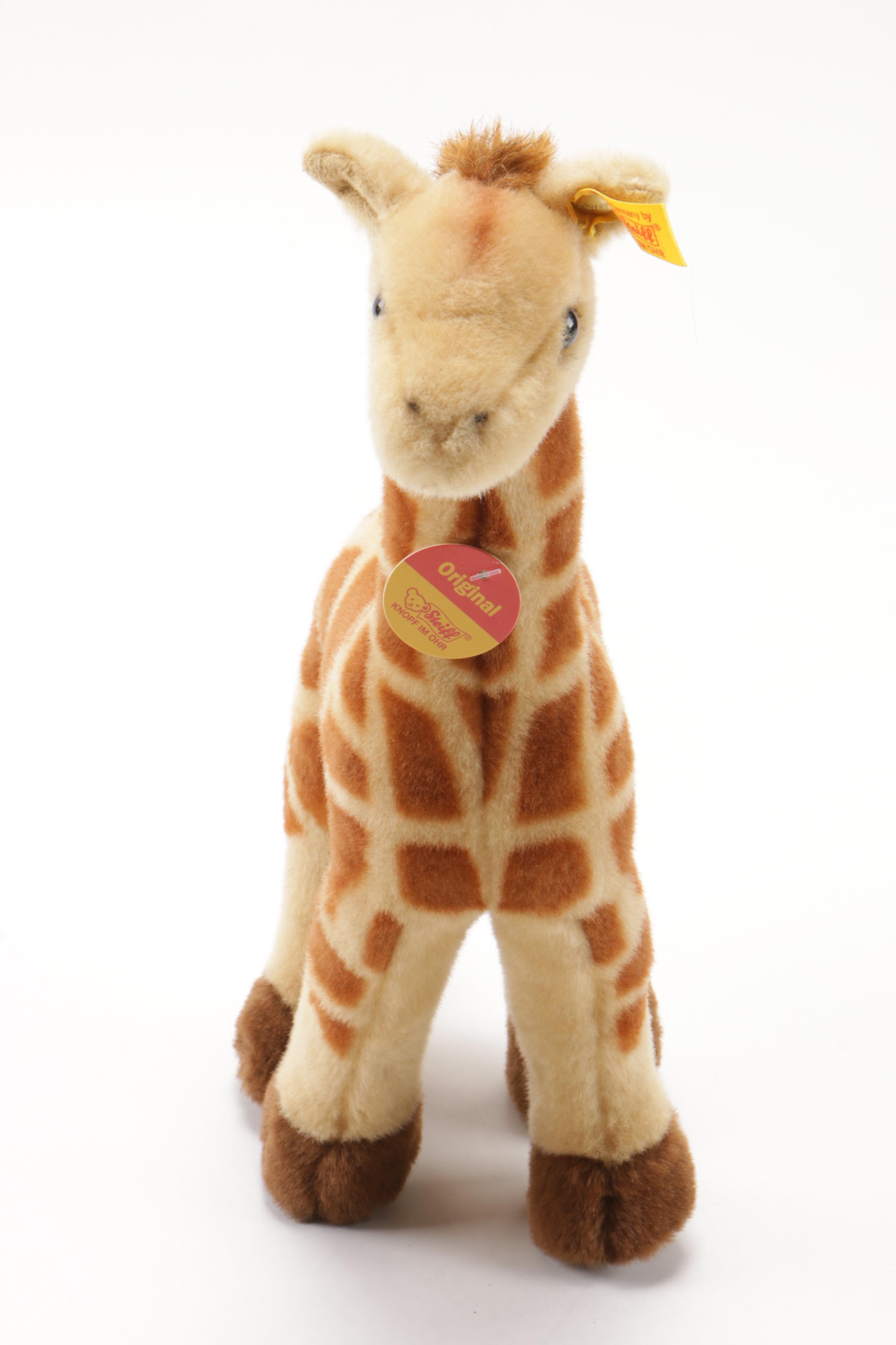 Steiff Stuffed Plush Animals, Late 20th Century