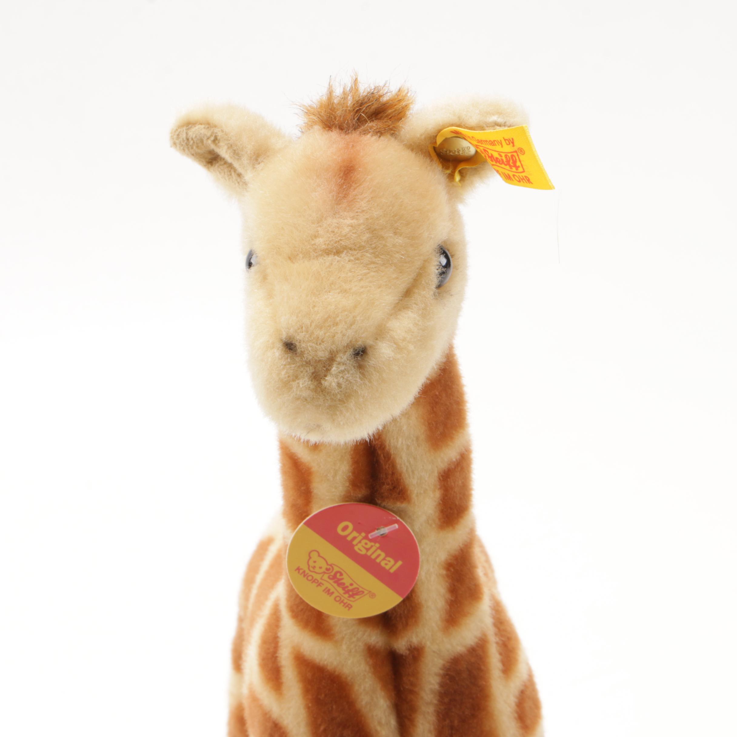 Steiff Stuffed Plush Animals, Late 20th Century